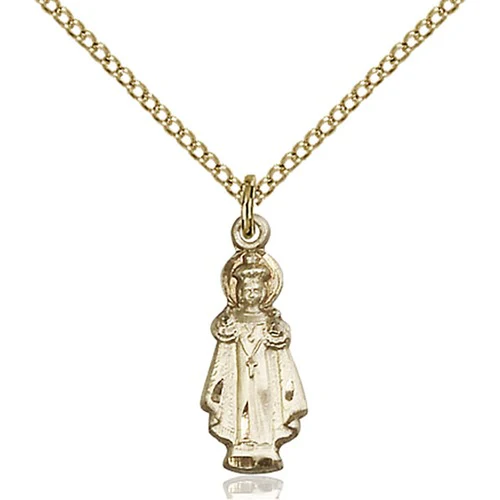 14kt Gold Filled Infant of Prague Pendant