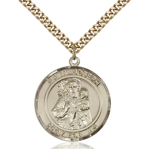 14kt Gold Filled St. Joseph Pendant - 2508074