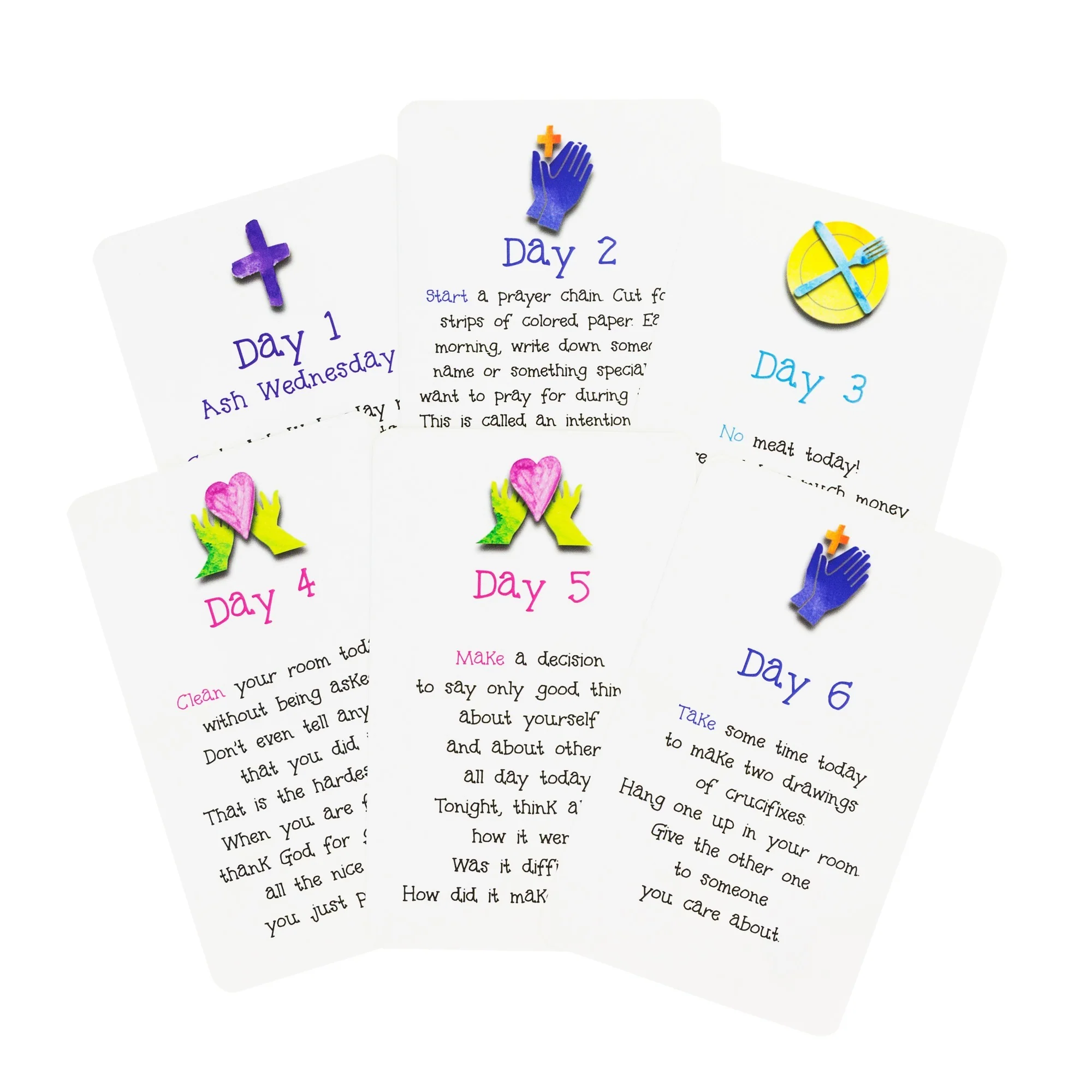 40 Days of Lent Card Pack for Children - Image 2