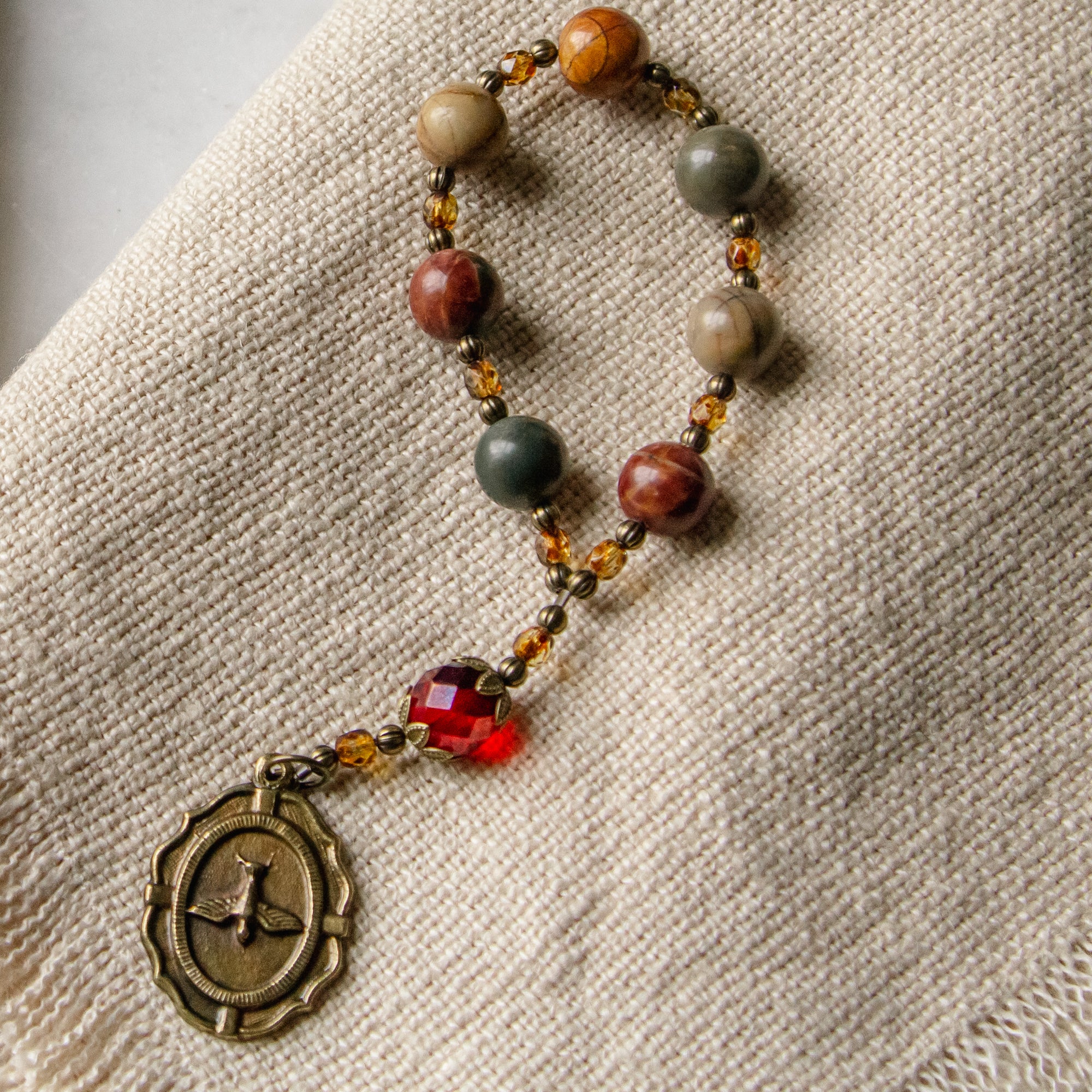 7 Gifts of the Holy Spirit - Good Catholic Digital Content Series & Seven Gifts of the Holy Spirit Gemstone Chaplet Gift Set