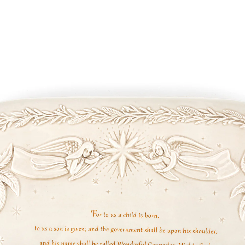 A Child is Born Nativity Platter - 18" - Image 5