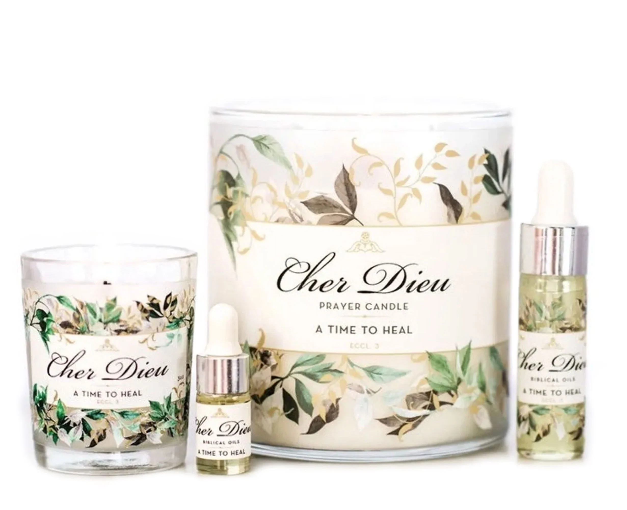 A Time to Heal Candle & Oil Gift Set