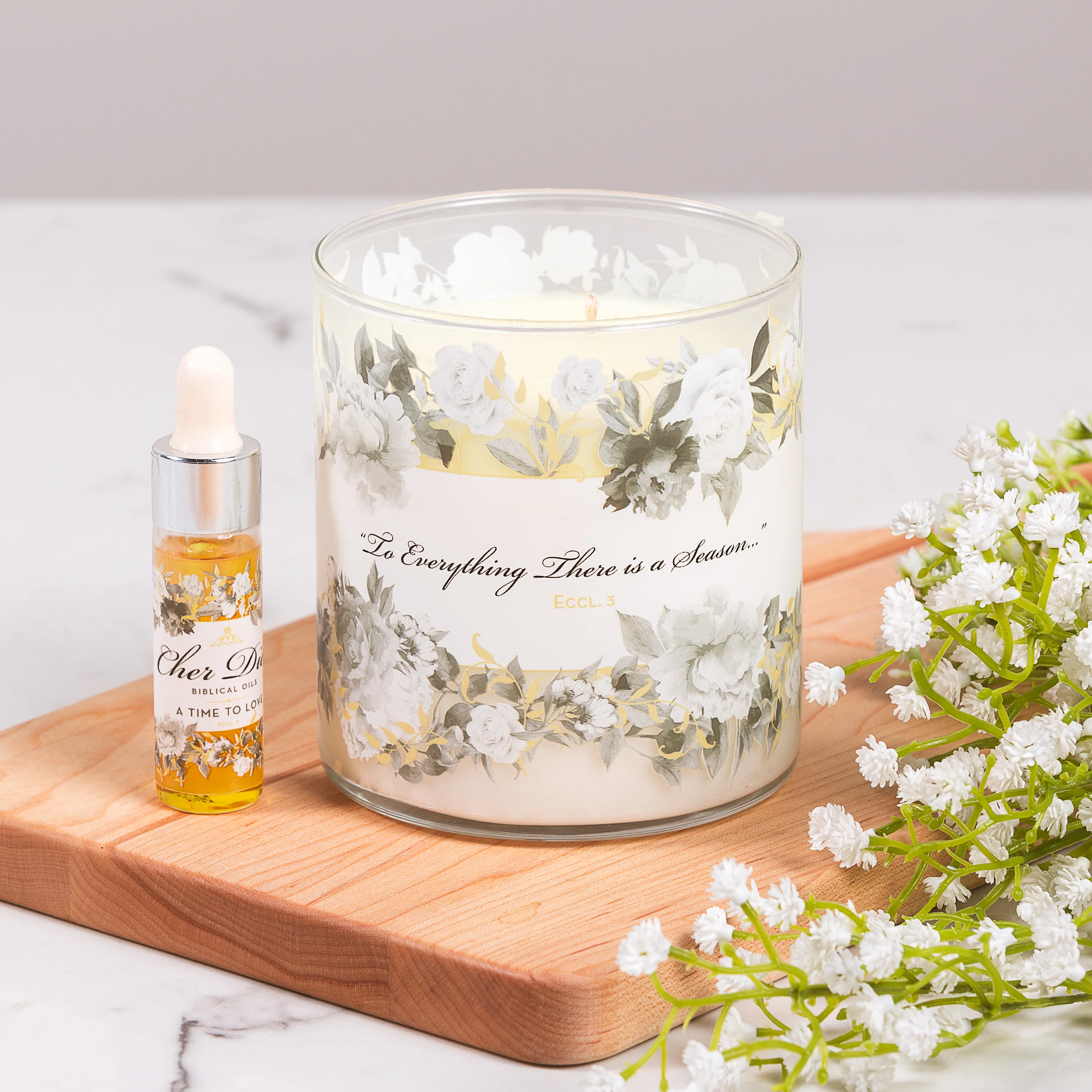 A Time to Love Candle & Oil Gift Set