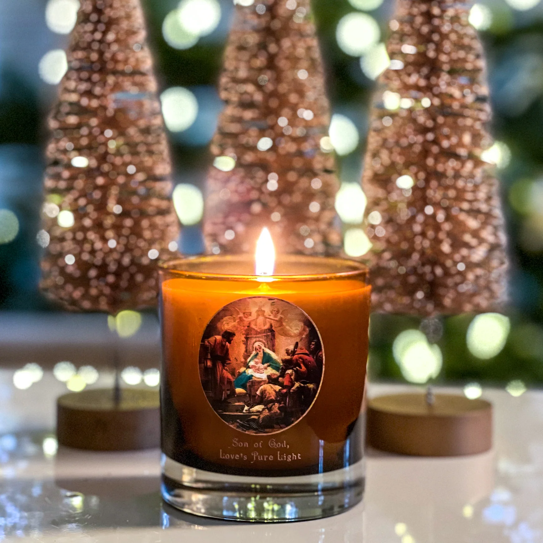 Adoración de los Pastores Candle - Image 3