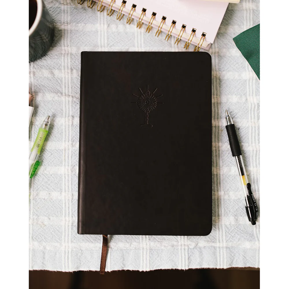 Adoration Leatherette Journal - White or Dark Brown - Image 10