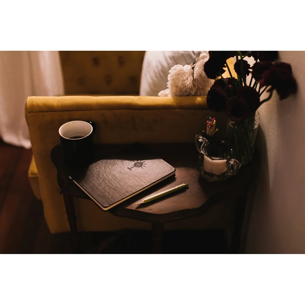 Adoration Leatherette Journal - White or Dark Brown - Image 11