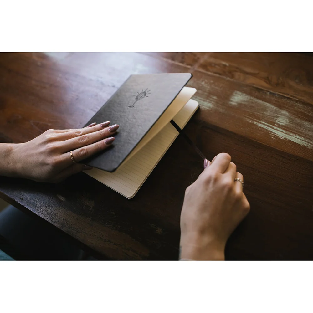 Adoration Leatherette Journal - White or Dark Brown - Image 12
