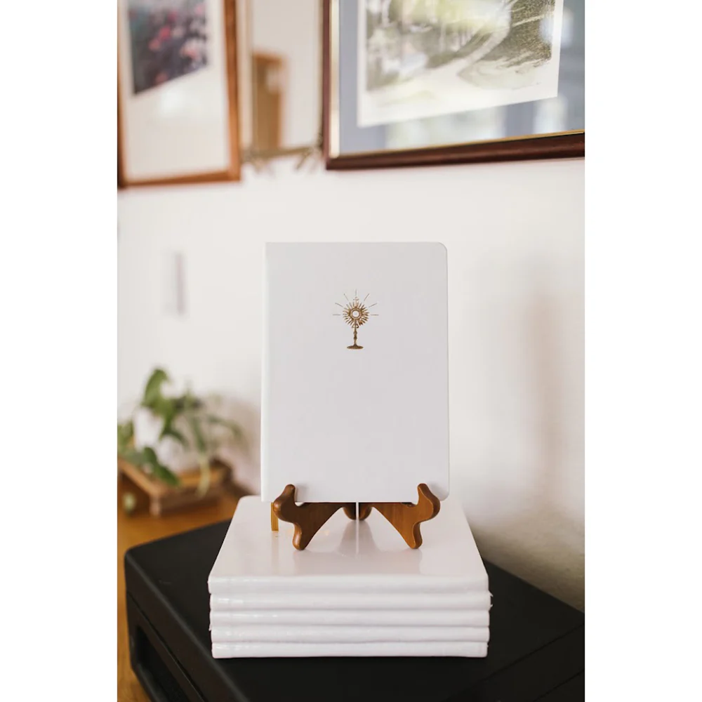 Adoration Leatherette Journal - White or Dark Brown - Image 7