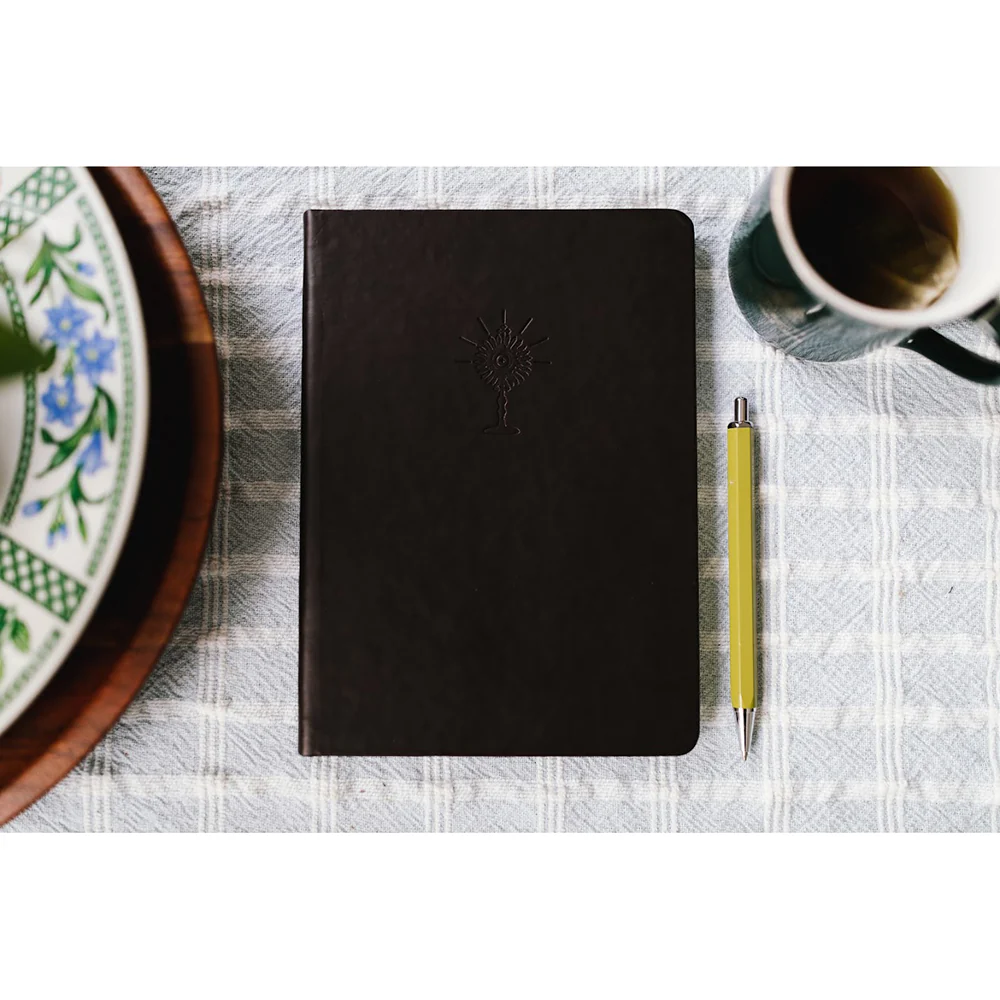 Adoration Leatherette Journal - White or Dark Brown - Image 9