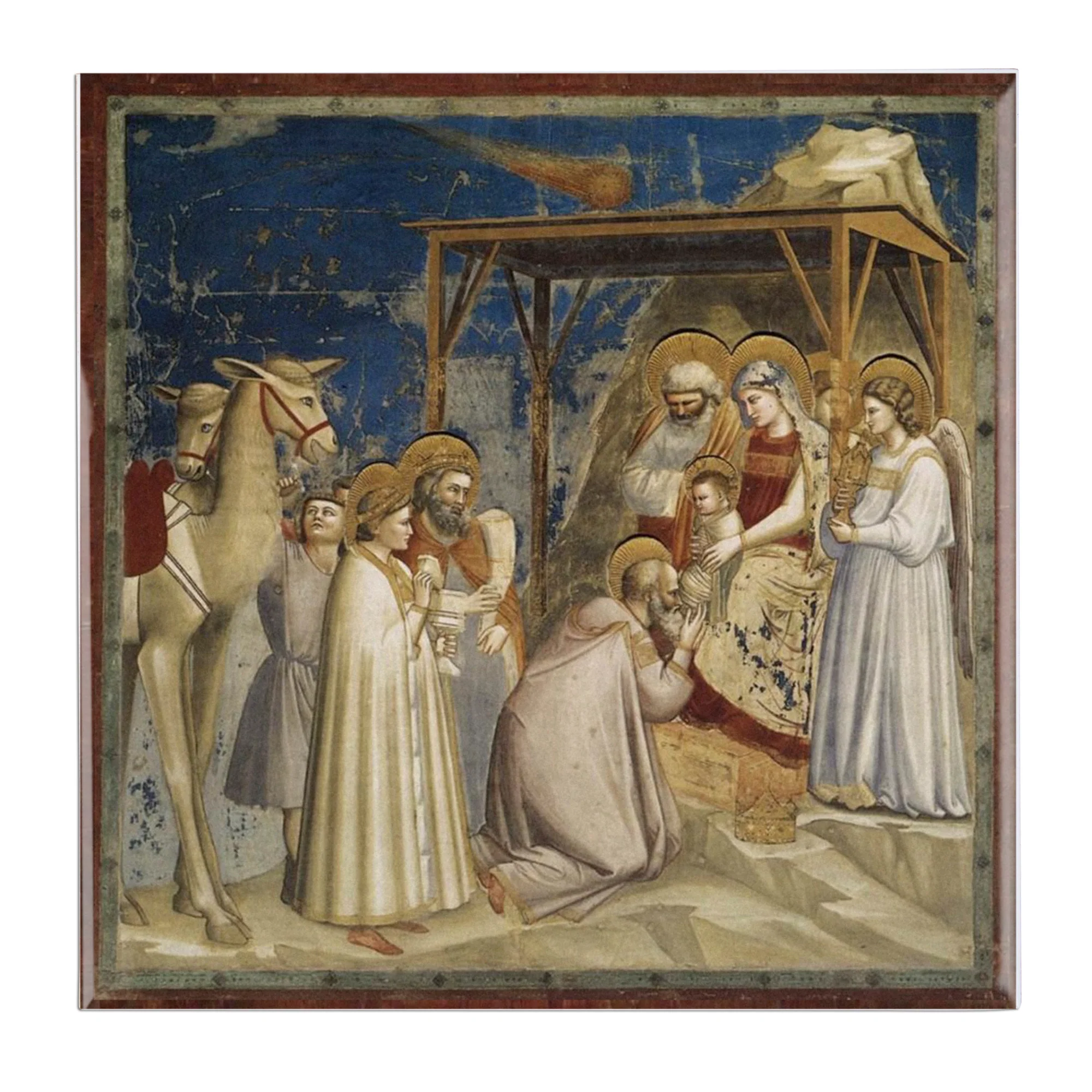 Adoration of the Magi by di Bondone Tile - Image 2