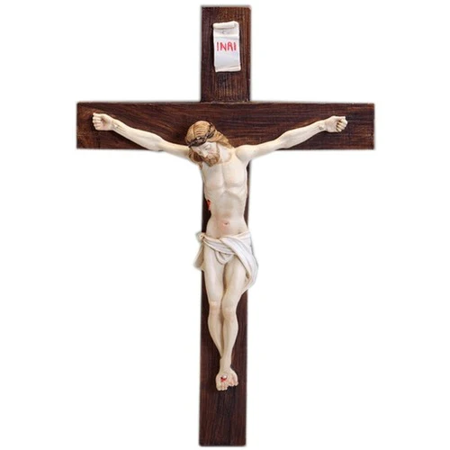 Alabaster Crucifix - 15 inch - Image 2