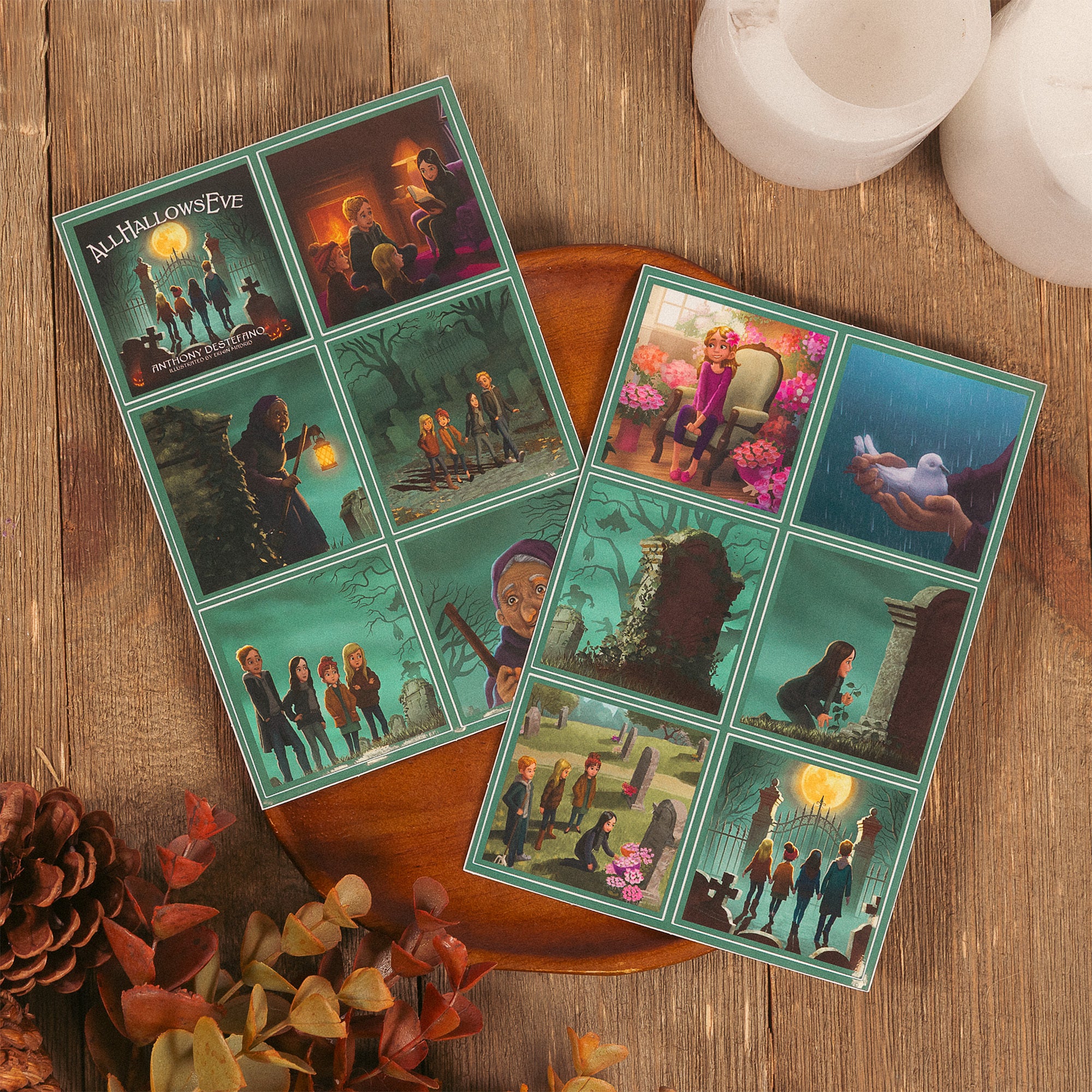 All Hallows Eve Book & Sticker Sheets Set - Image 2