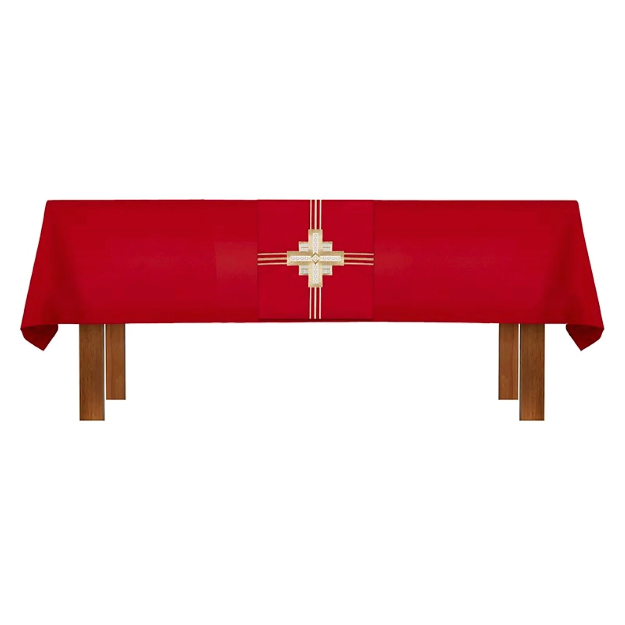 Altar Frontal and Trinity Cross Design Overlay Cloth - 2 Piece Set - Image 13
