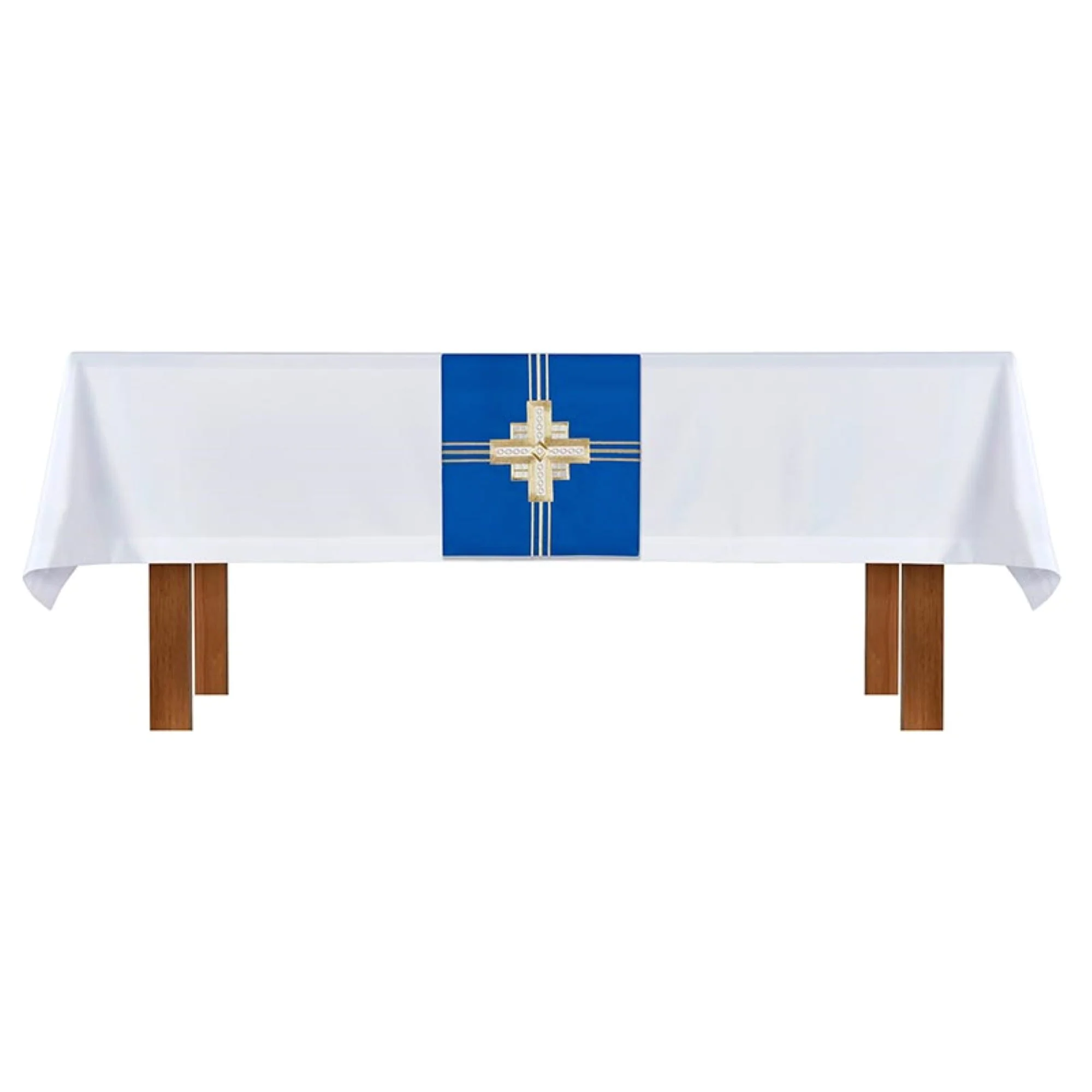 Altar Frontal and Trinity Cross Design Overlay Cloth - 2 Piece Set - Image 5