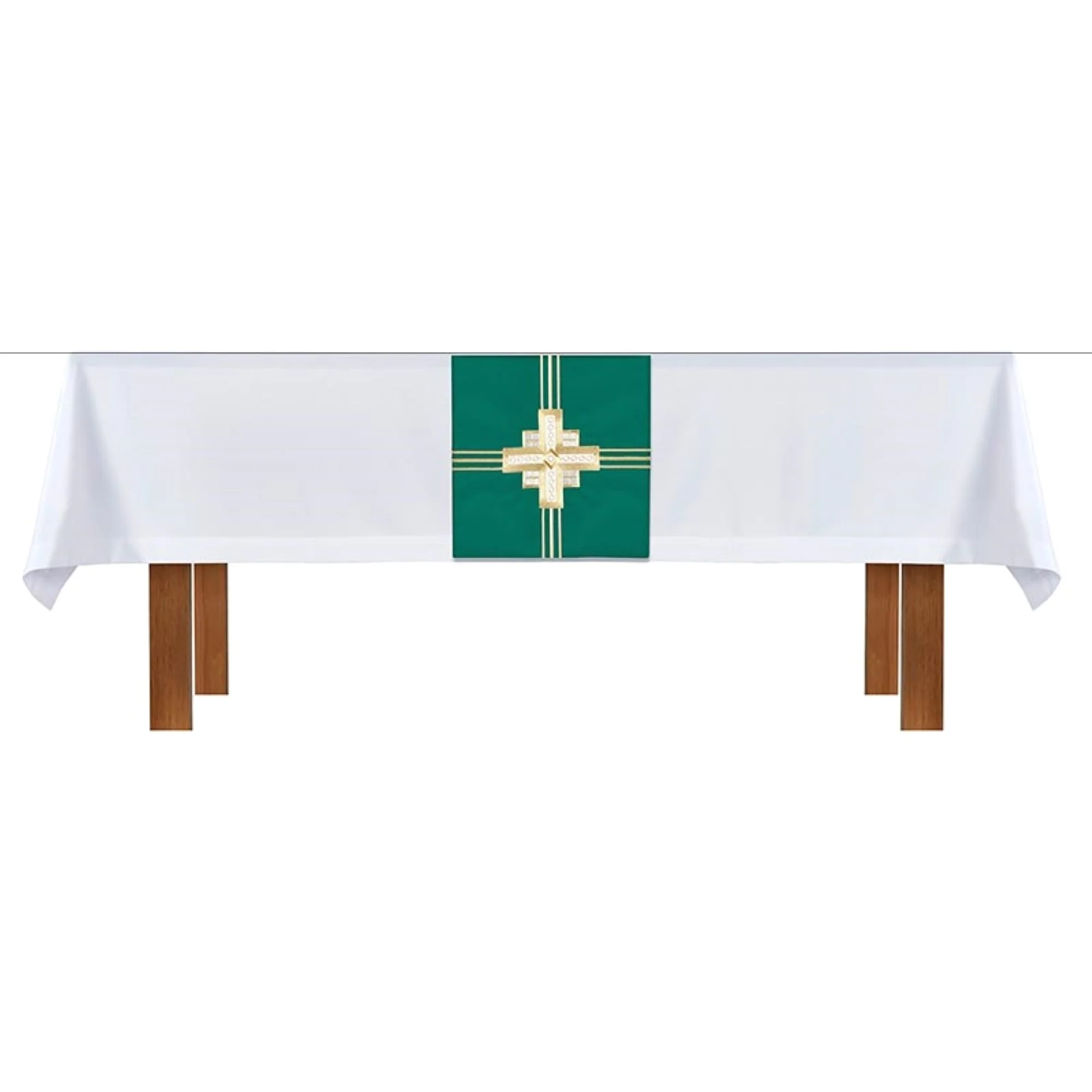 Altar Frontal and Trinity Cross Design Overlay Cloth - 2 Piece Set - Image 6