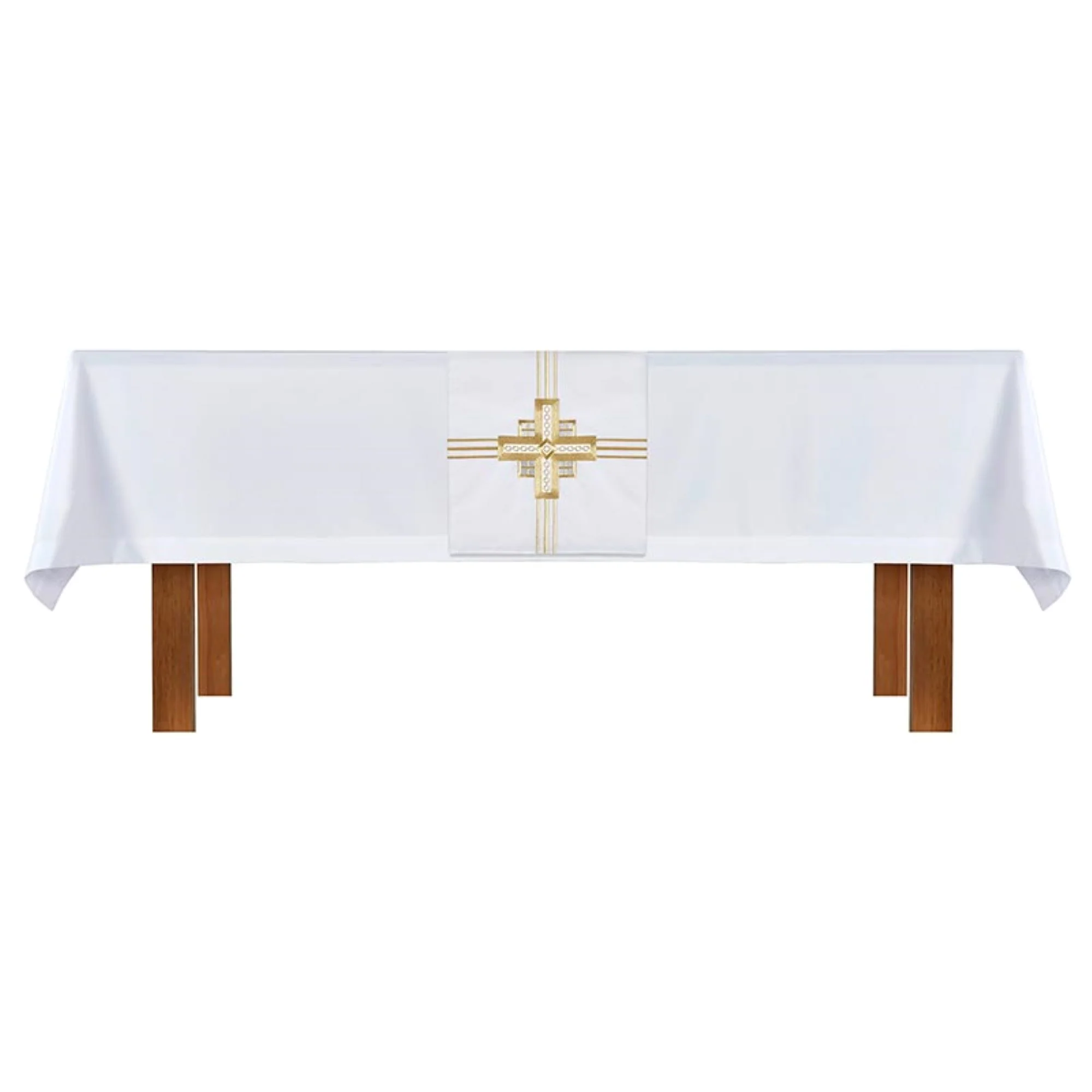 Altar Frontal and Trinity Cross Design Overlay Cloth - 2 Piece Set - Image 7