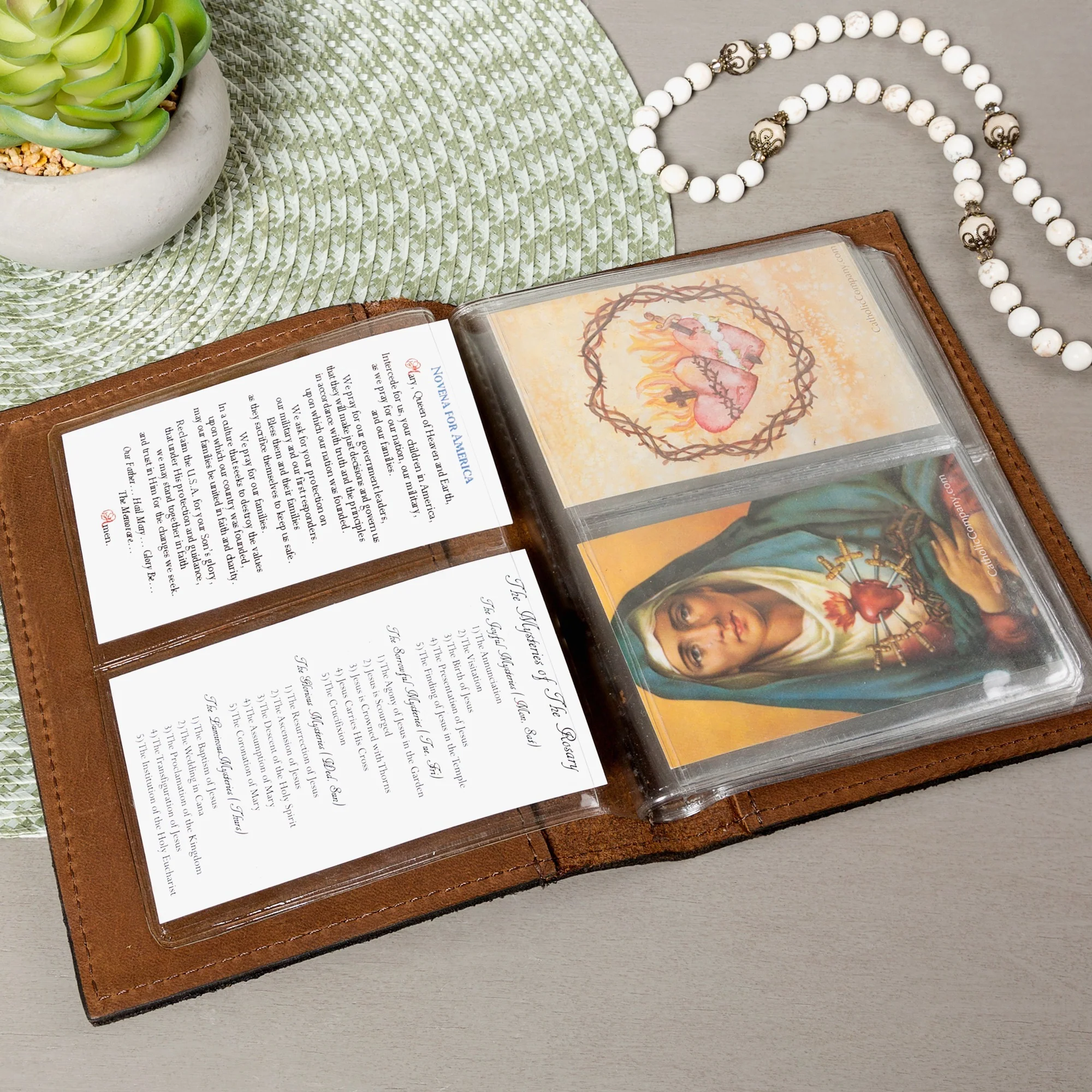 Ave Maria Prayer Card Holder - Image 4