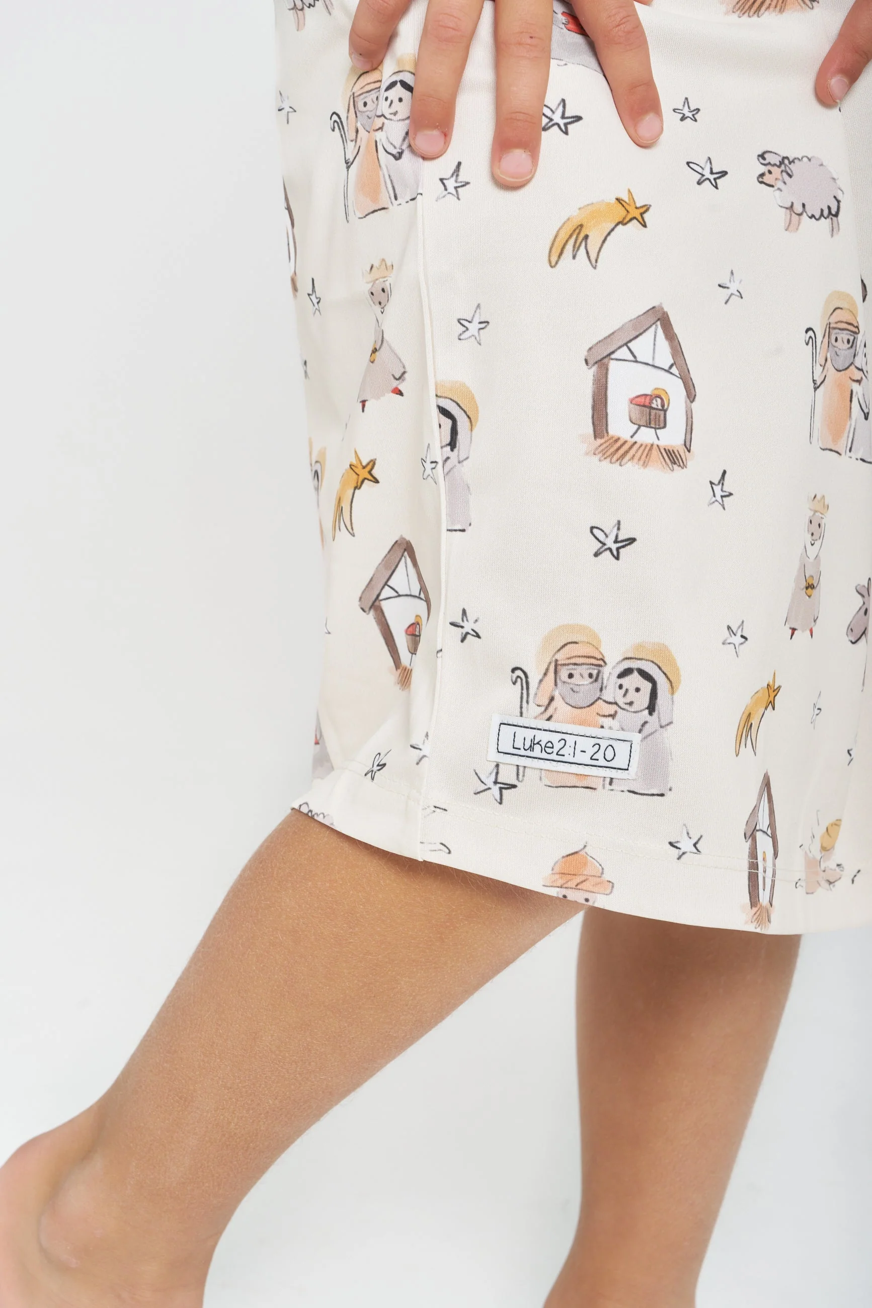Away in a Manger PJ Girls Nightgown Polyester - Image 5