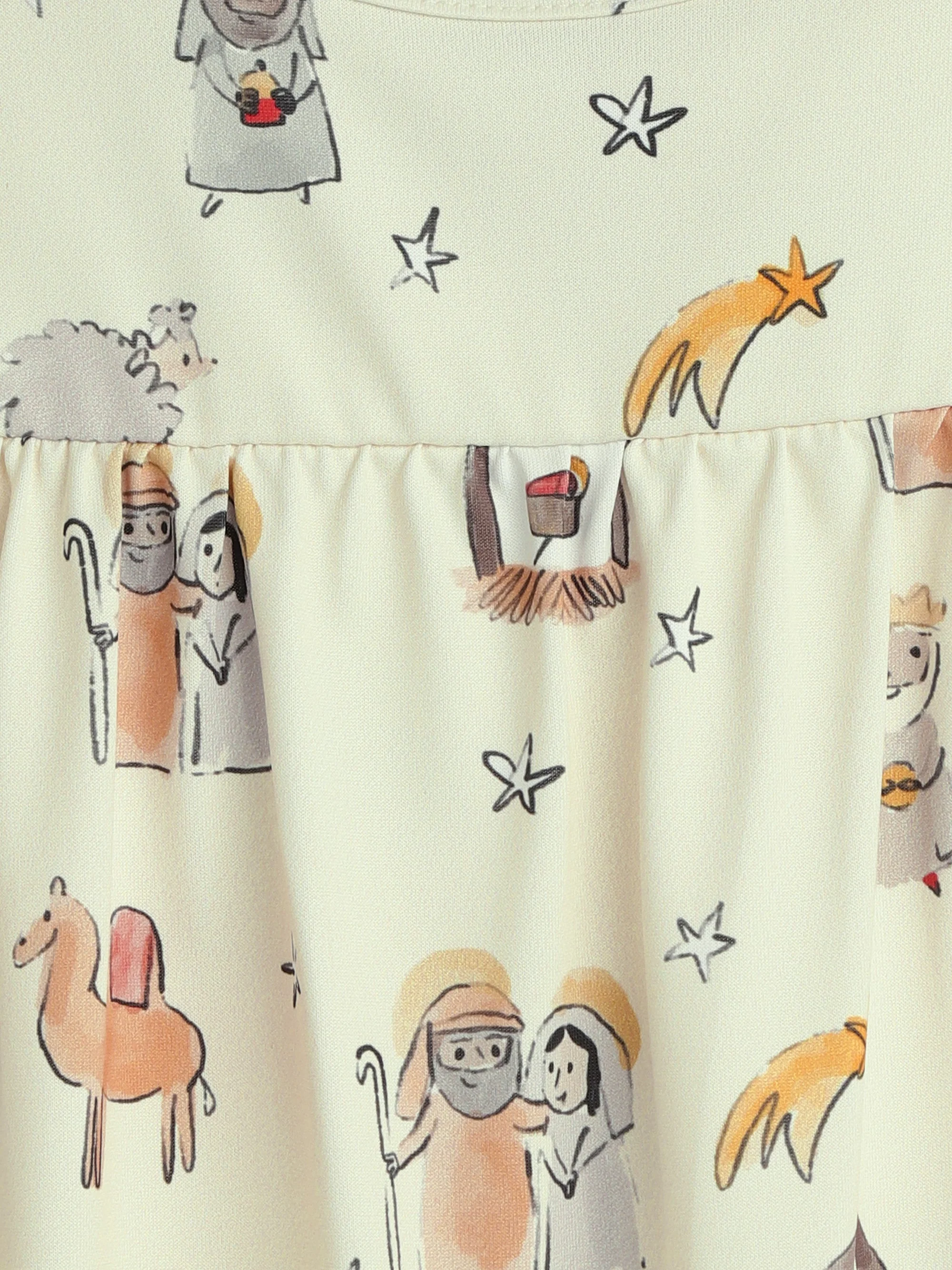 Away in a Manger PJ Girls Nightgown Polyester - Image 7