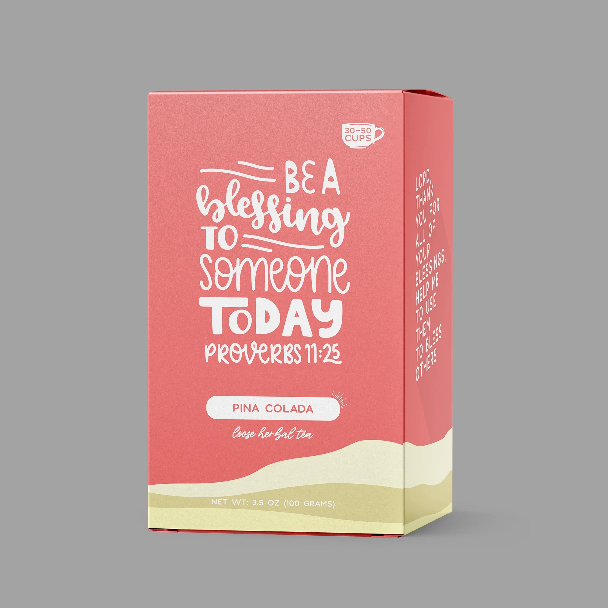 Be a Blessing Pina Colada Herbal Tea - Bag or Box - Image 4