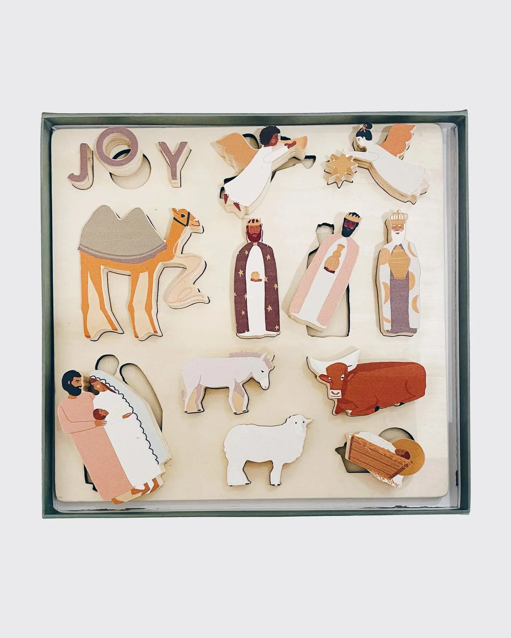 Be A Heart - JOY Wooden Nativity Set & Puzzle - Image 2