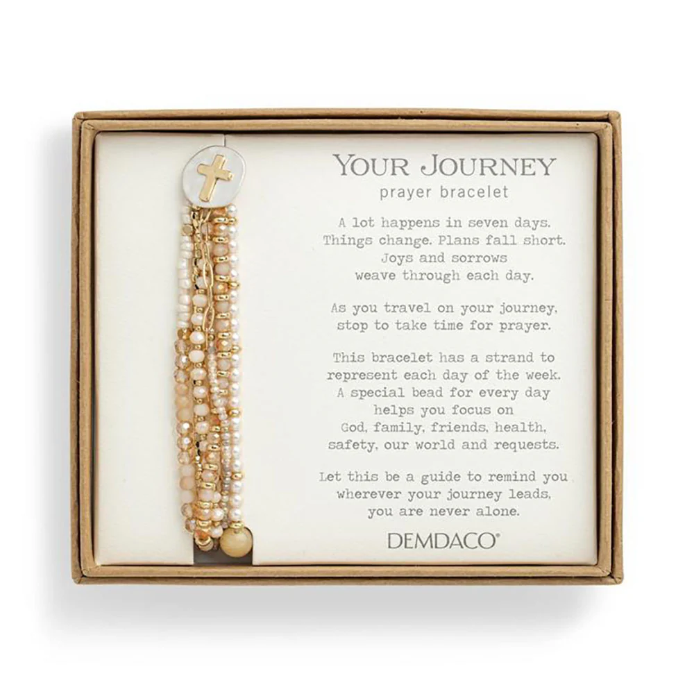 Beaded Weekly Prayer Bracelet - Silver or Gold