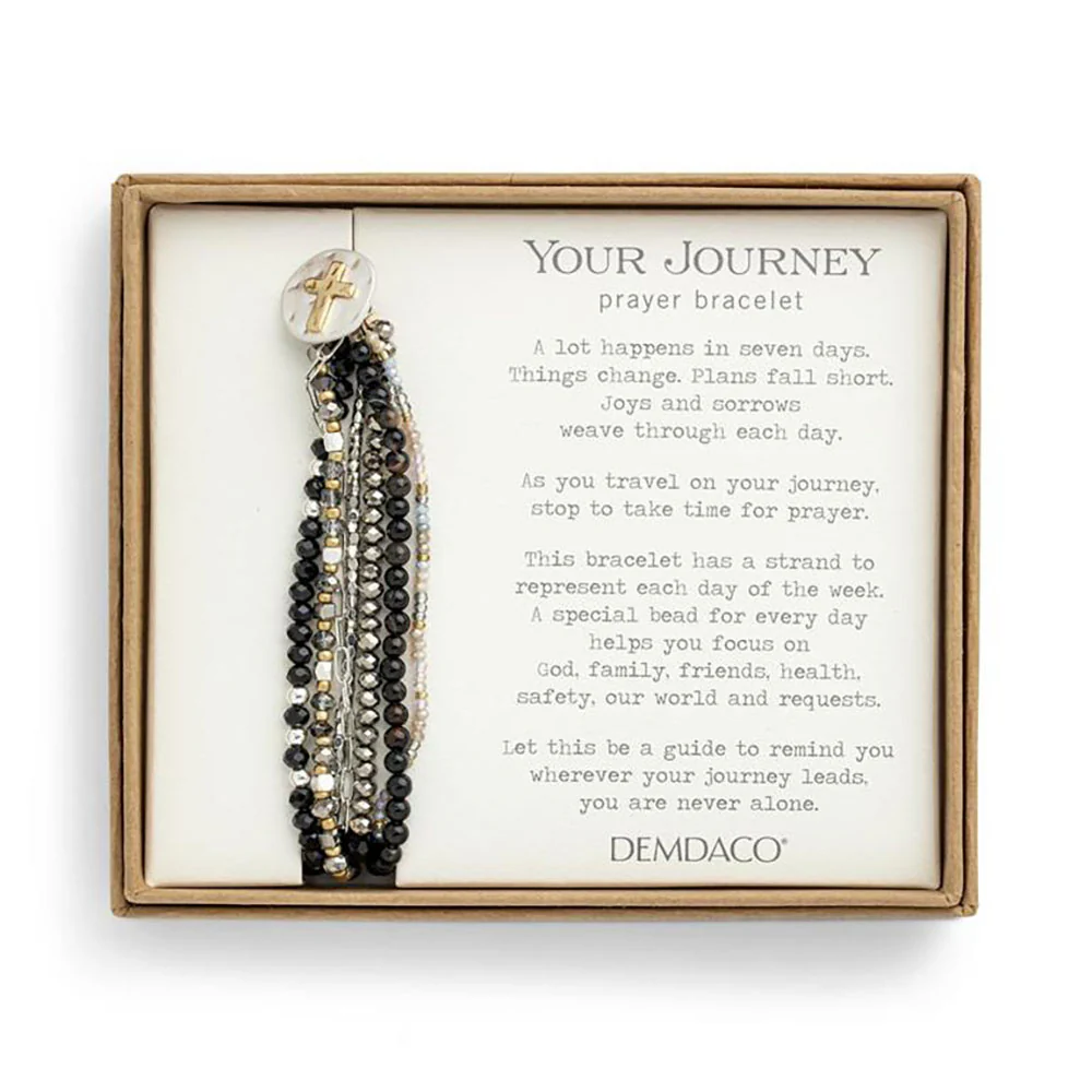 Beaded Weekly Prayer Bracelet - Silver or Gold - Image 2