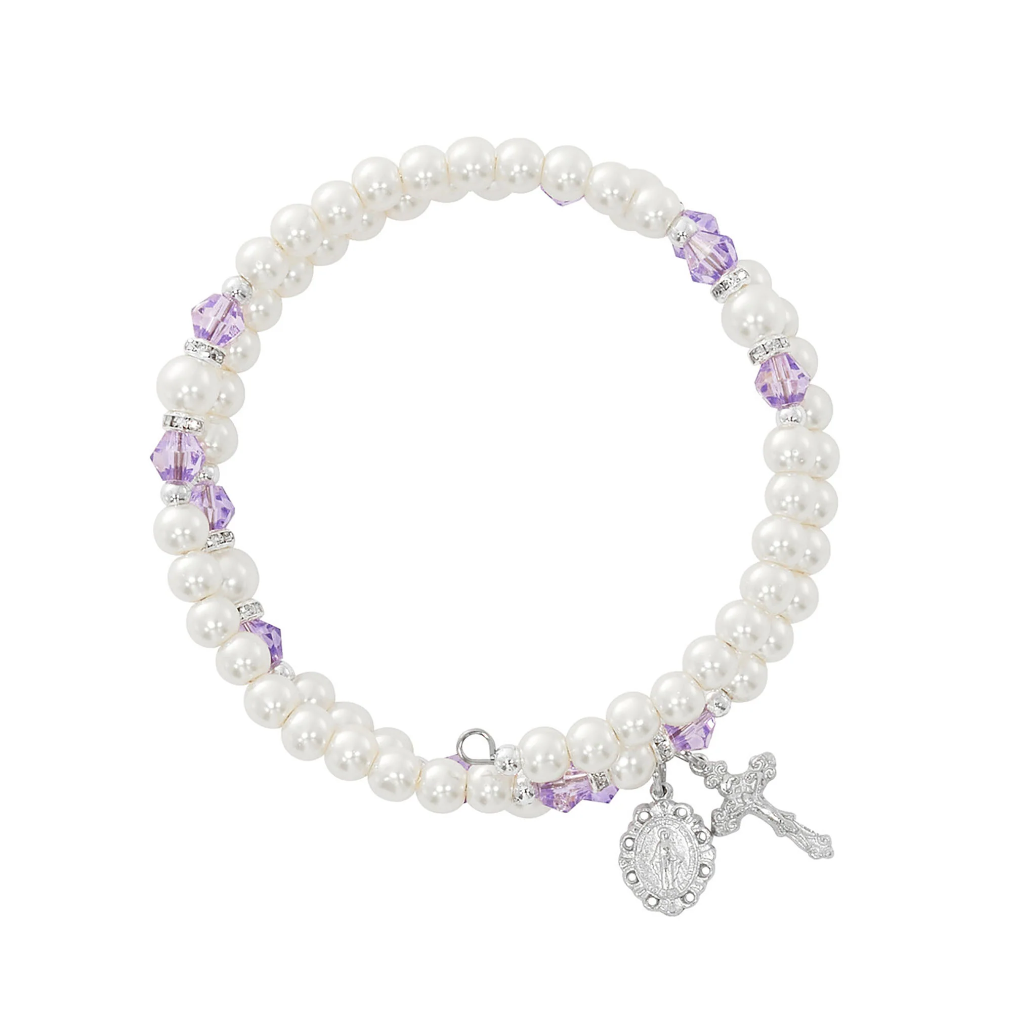 Birthstone & Pearl Rosary Wrap Bracelet - Multiple Birthstones - Image 10