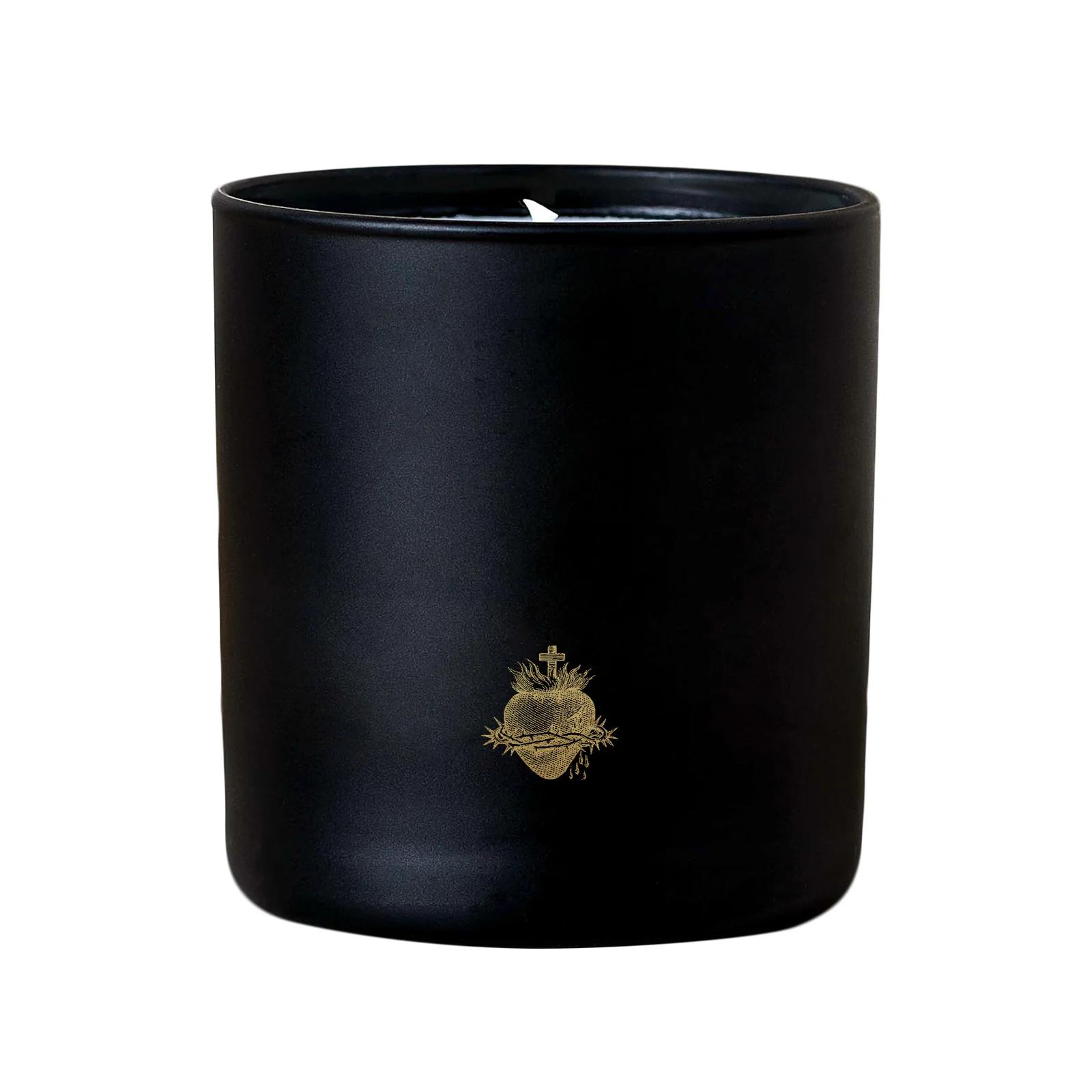 Black & Gold Two Hearts Candle - Image 3