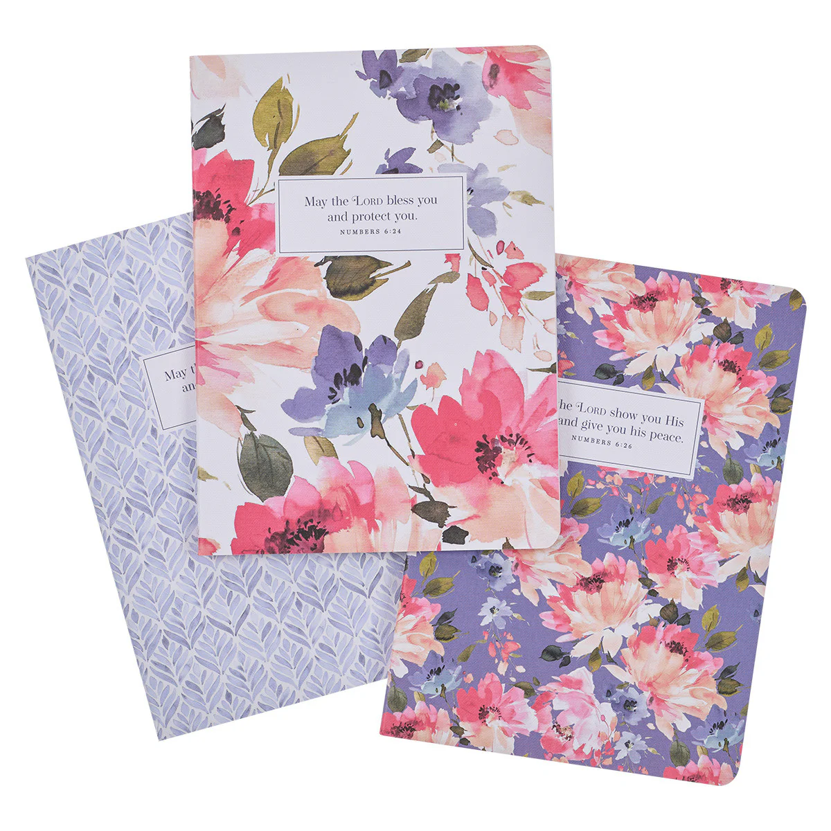 Bless & Protect You Floral Notebooks - Set of 3 - Image 4