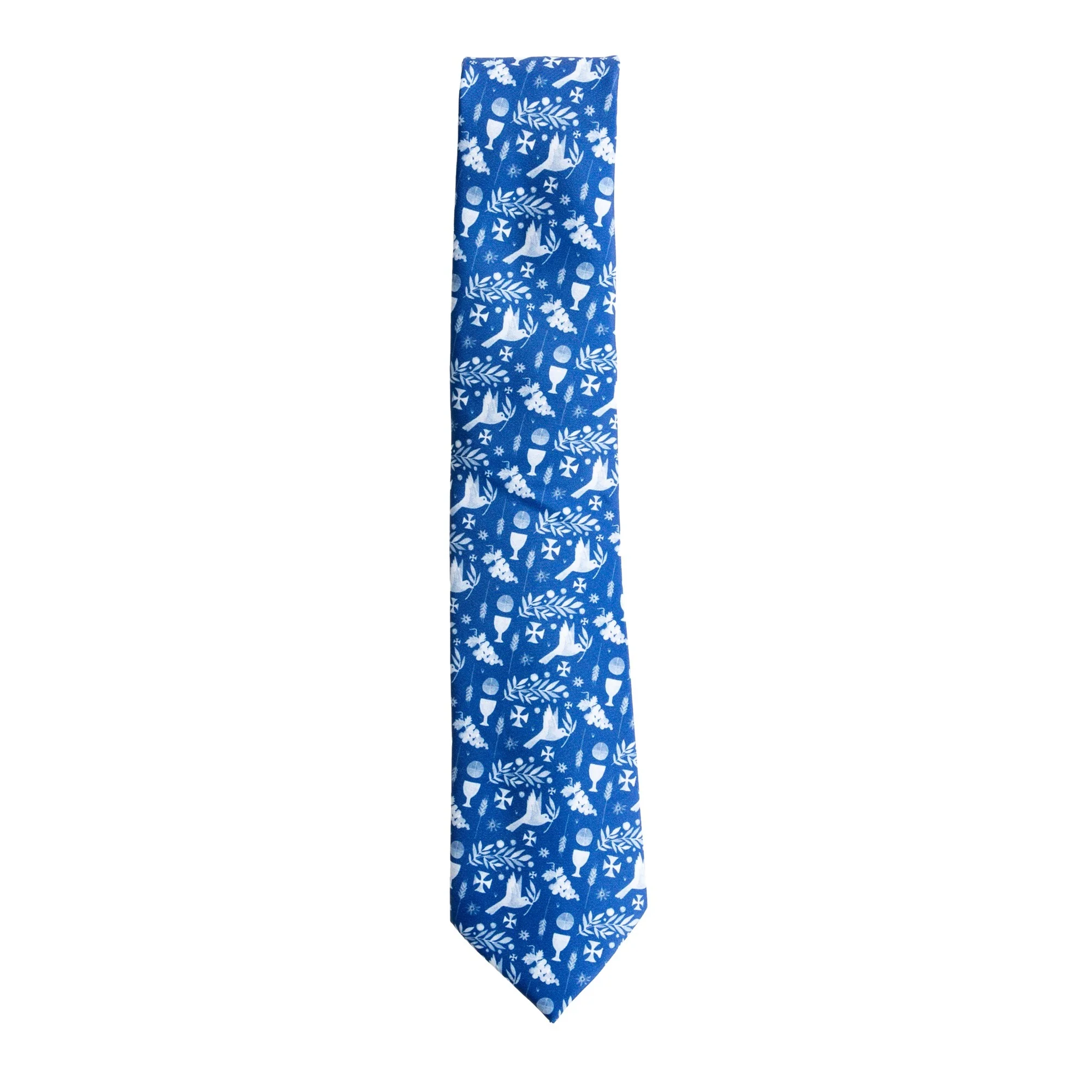 Blue Bread of Life Men's Tie