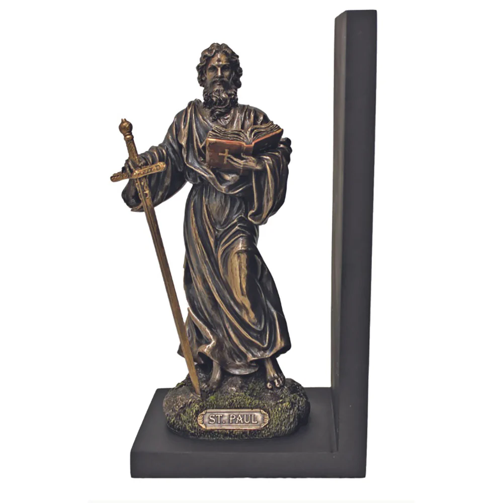 Cold Cast Bronze St. Paul Bookend (Sold Individually) - 9.5" - Image 2