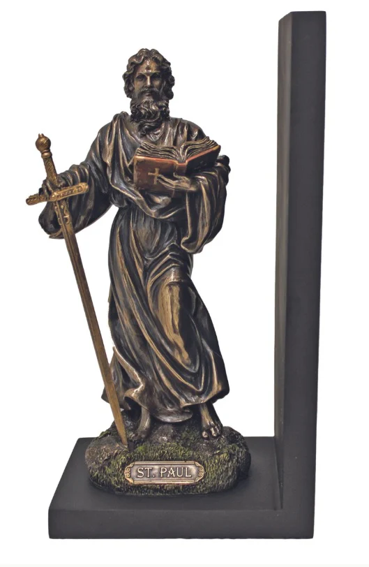Cold Cast Bronze St. Paul Bookend (Sold Individually) - 9.5" - Image 3