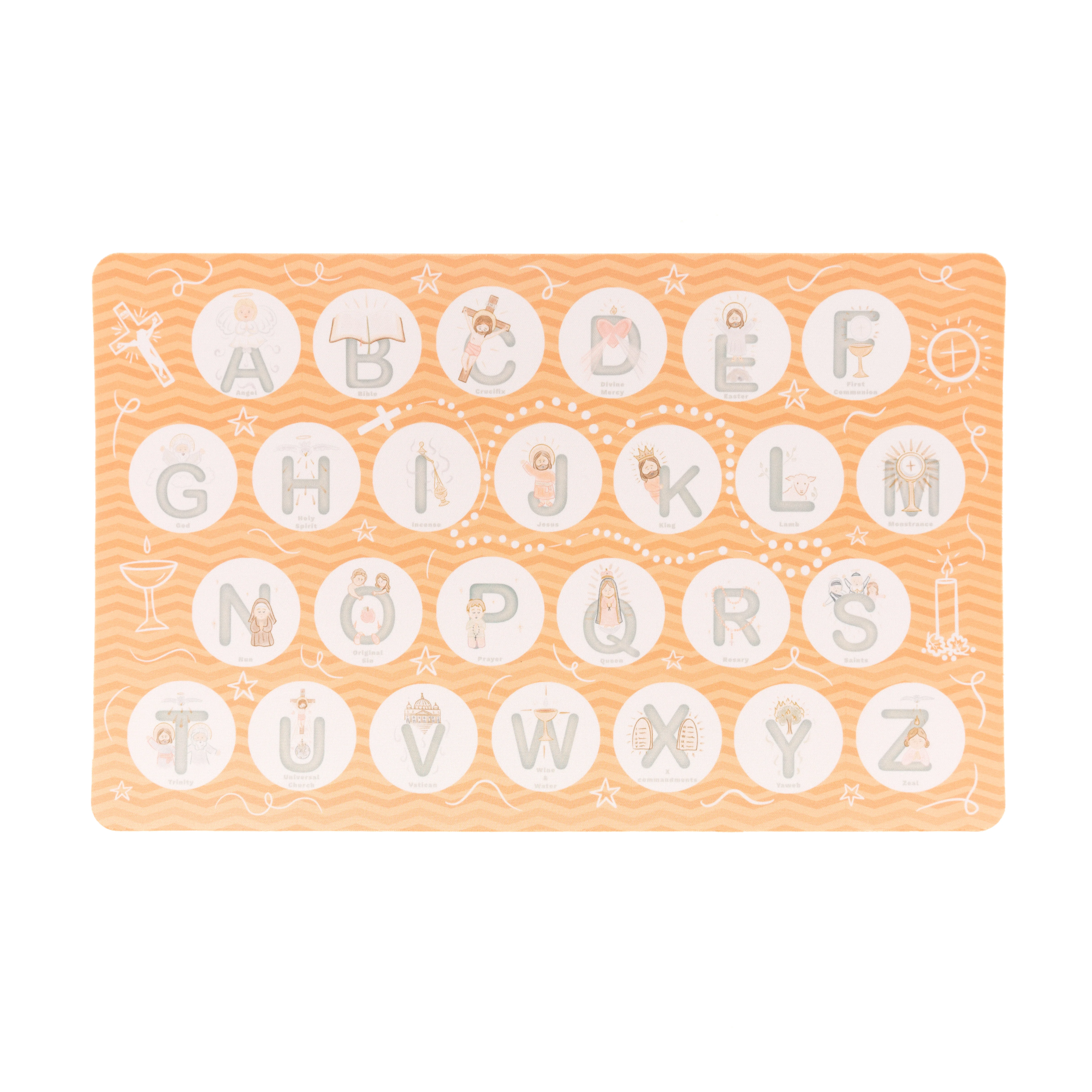 Catholic Alphabet Placemat - Image 2