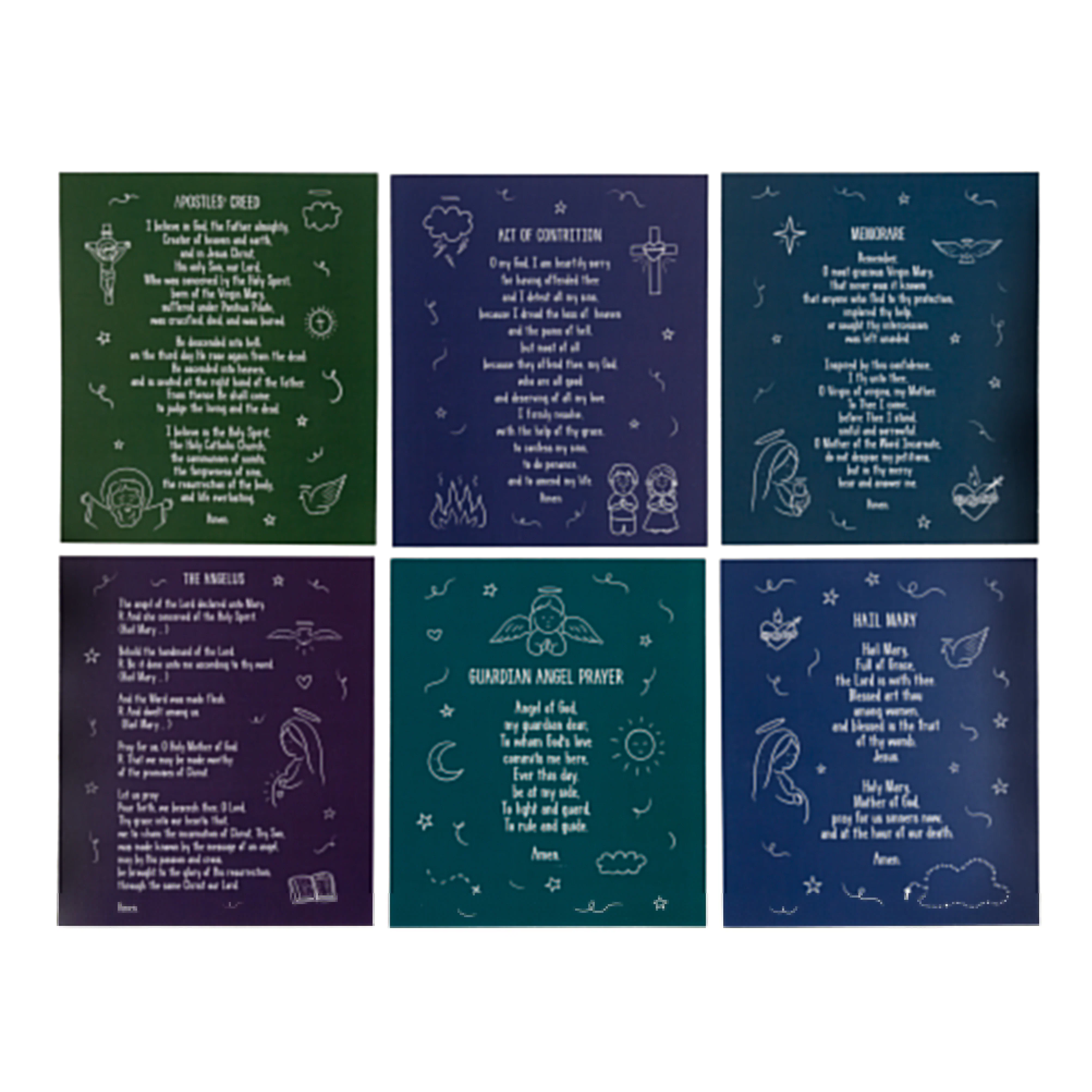 Catholic Prayers for Kids Card and Easel Set - Image 3