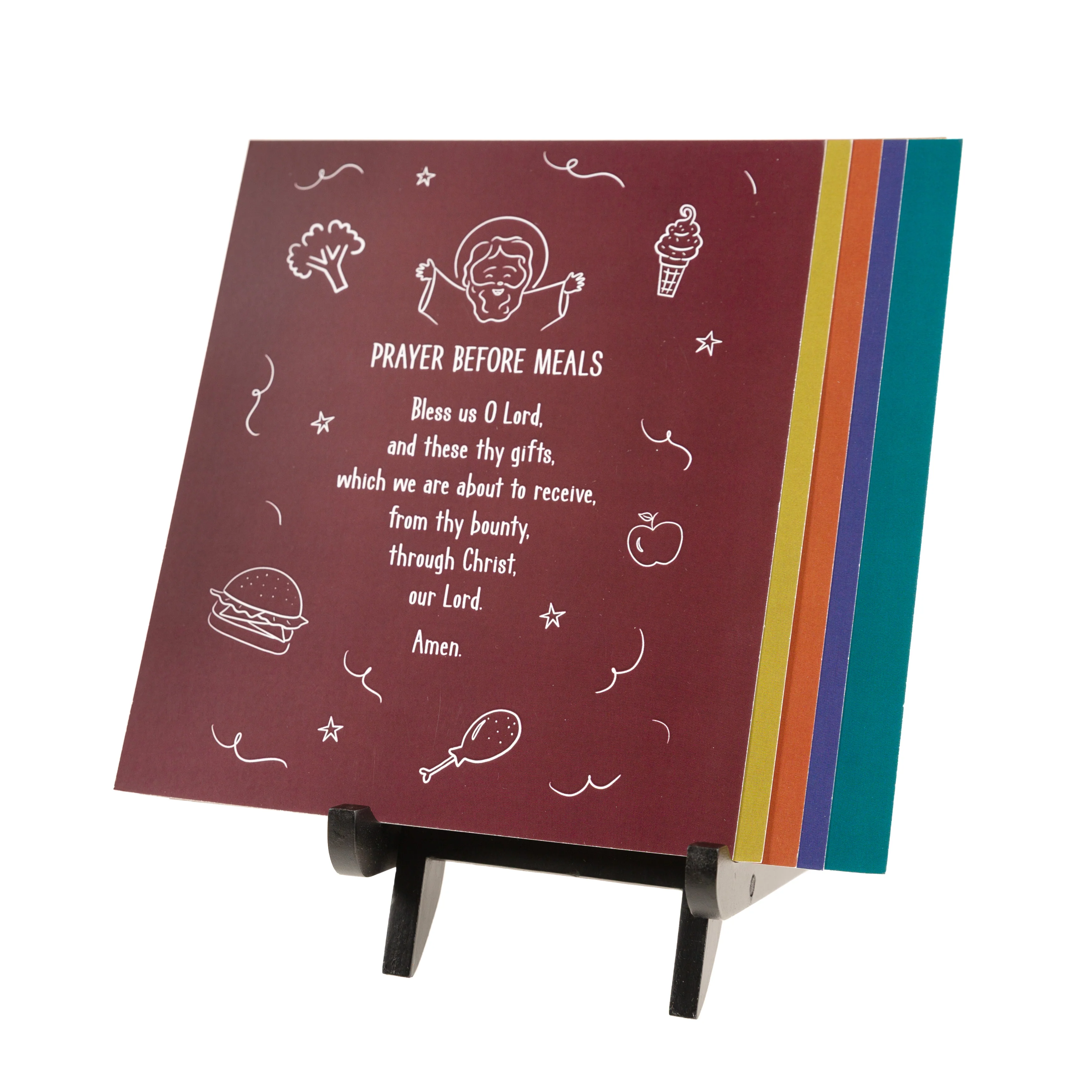 Catholic Prayers for Kids Card and Easel Set - Image 4