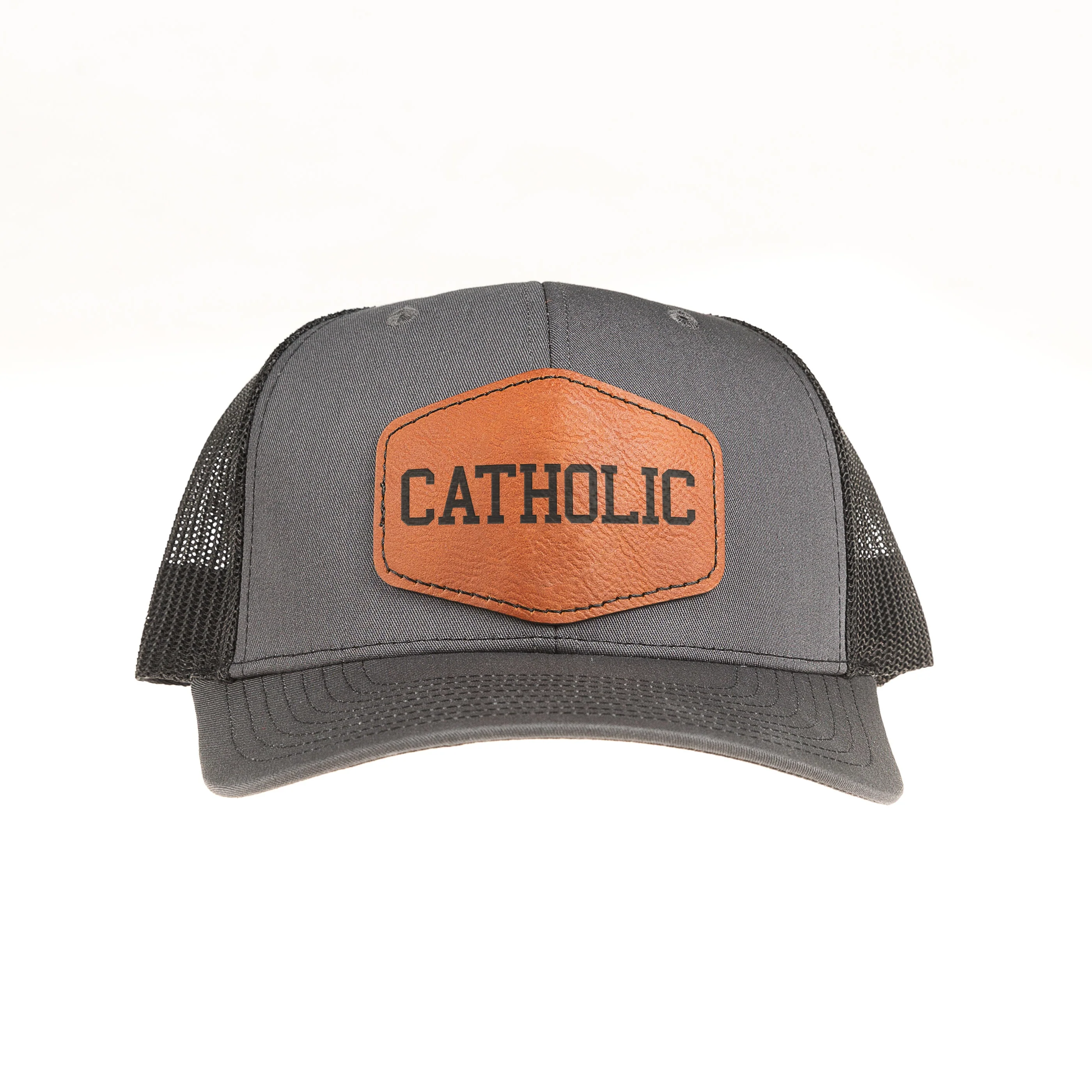 Catholic Richardson Leather Patch Ball Cap - Image 3