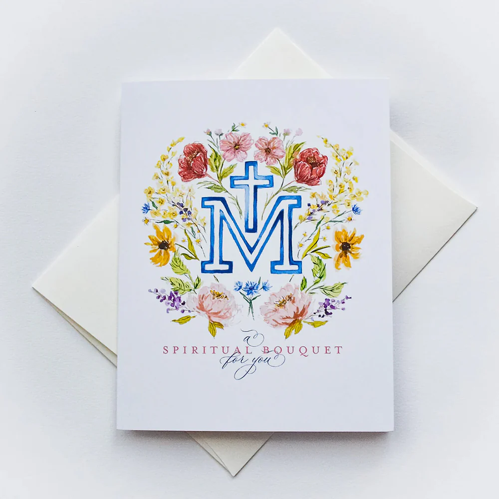 Catholic Spiritual Bouquet Greeting Card