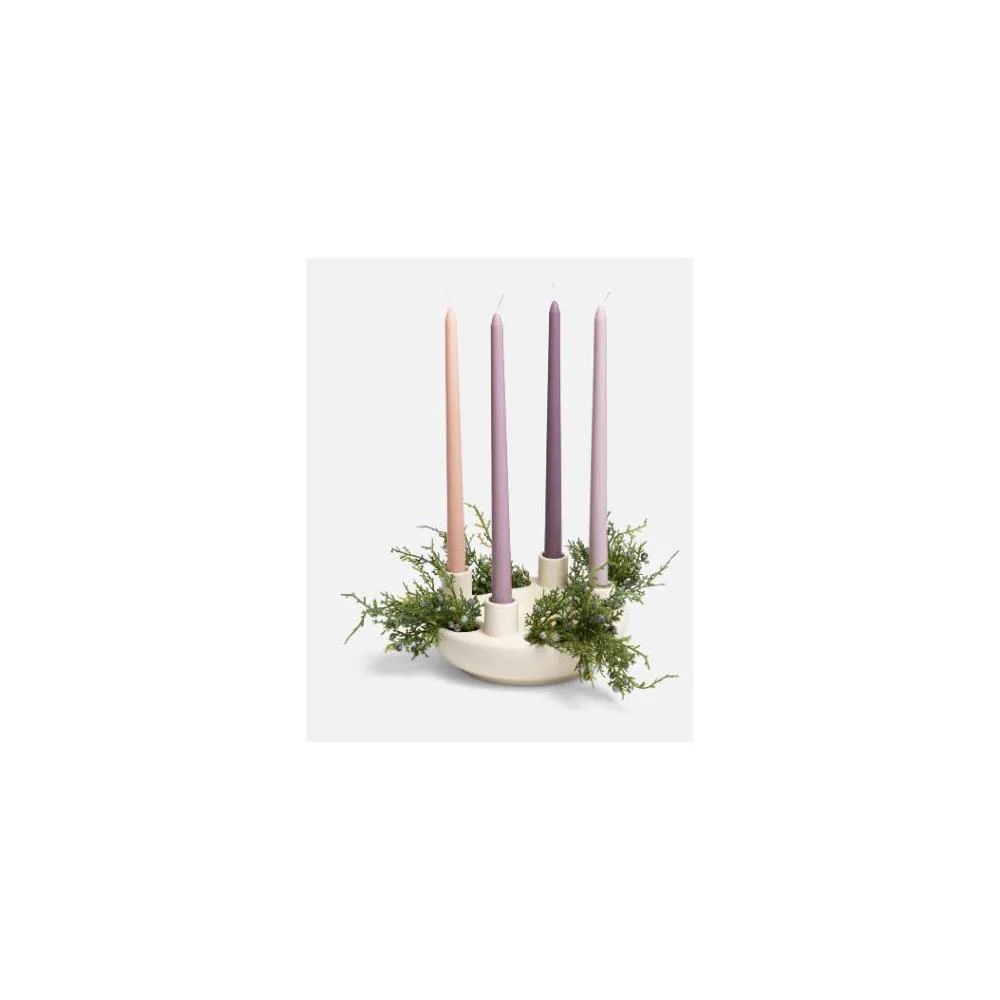 Ceramic Advent Wreath - Be A Heart - Image 3