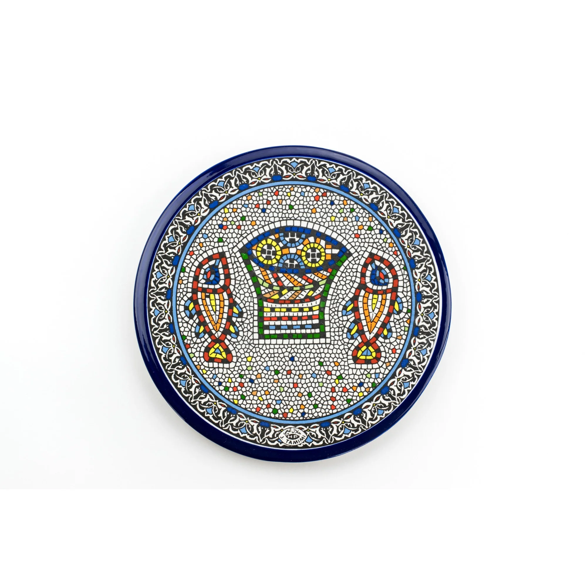 Ceramic Plate Loaves & Fishes Miracle