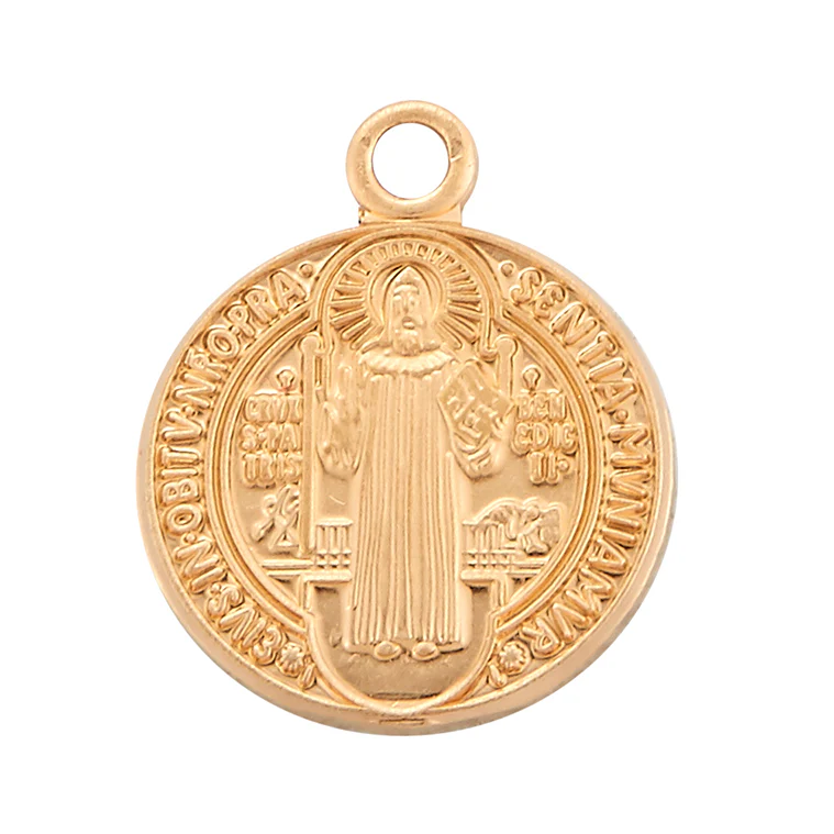 Children's Gold/Sterling St. Benedict Jubilee Medal - Image 3