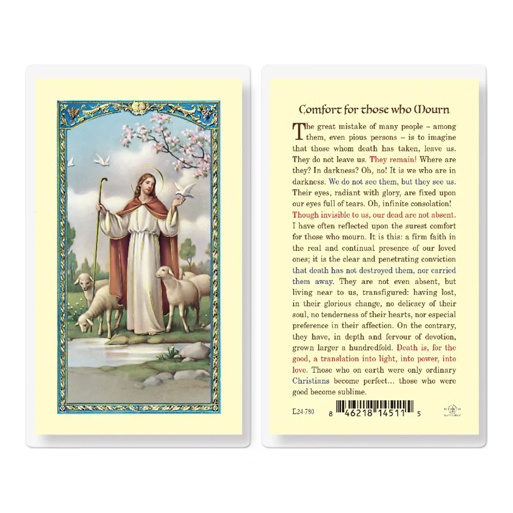 Comfort For Those Who Mourn - Prayer Card