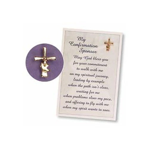 Confirmation Sponsor Pin and Card