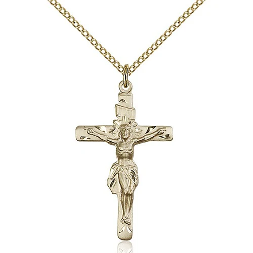 Crucifix Pendant, 14Kt Gold-Filled