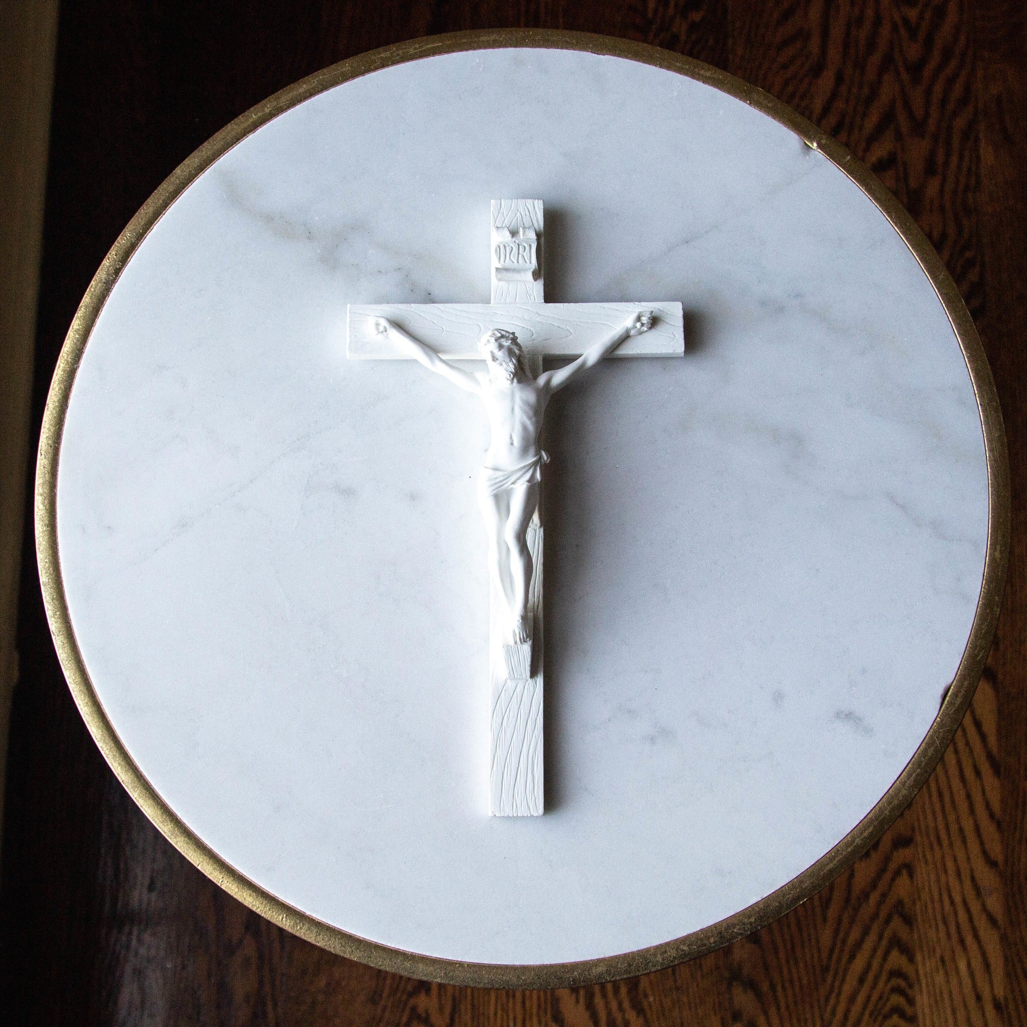 Crucifix White Resin Classic - 10'' - 2019380 - Image 3