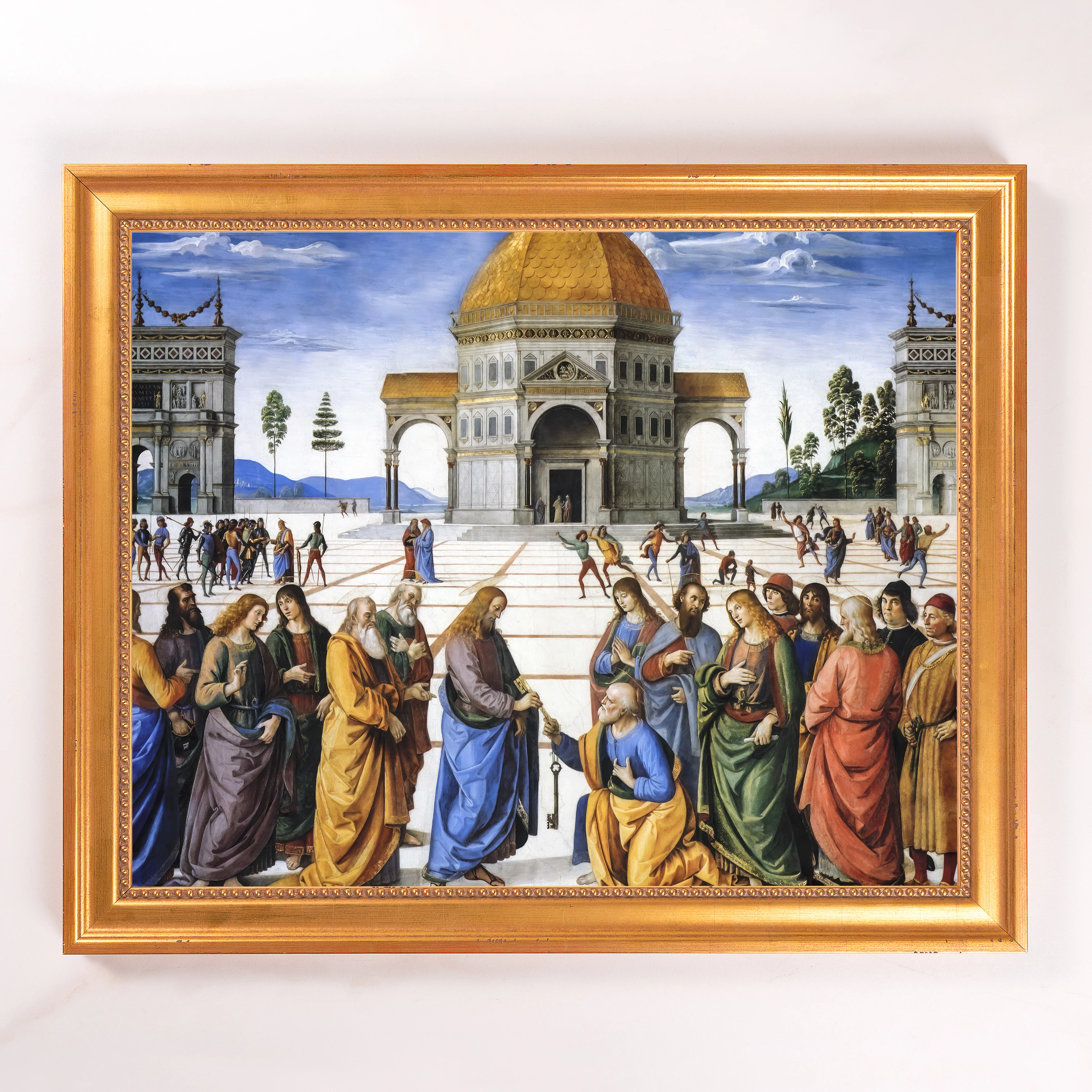 Delivery of the Keys Framed Canvas - Sacred Signature Collection - Image 4