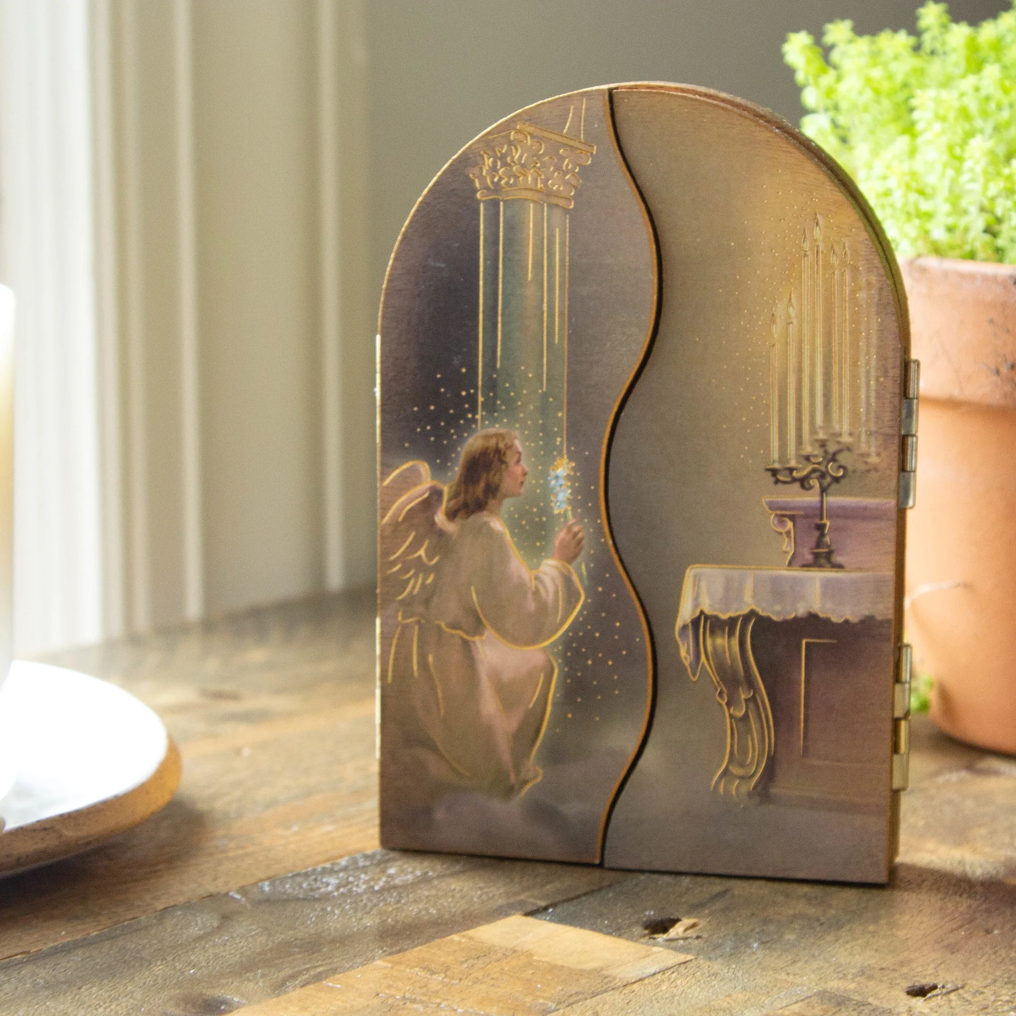 Divine Mercy & Angels Triptych - Image 4