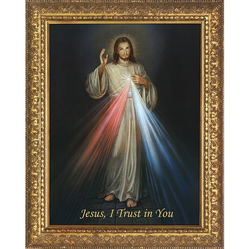 Divine Mercy Framed 62" x 96"