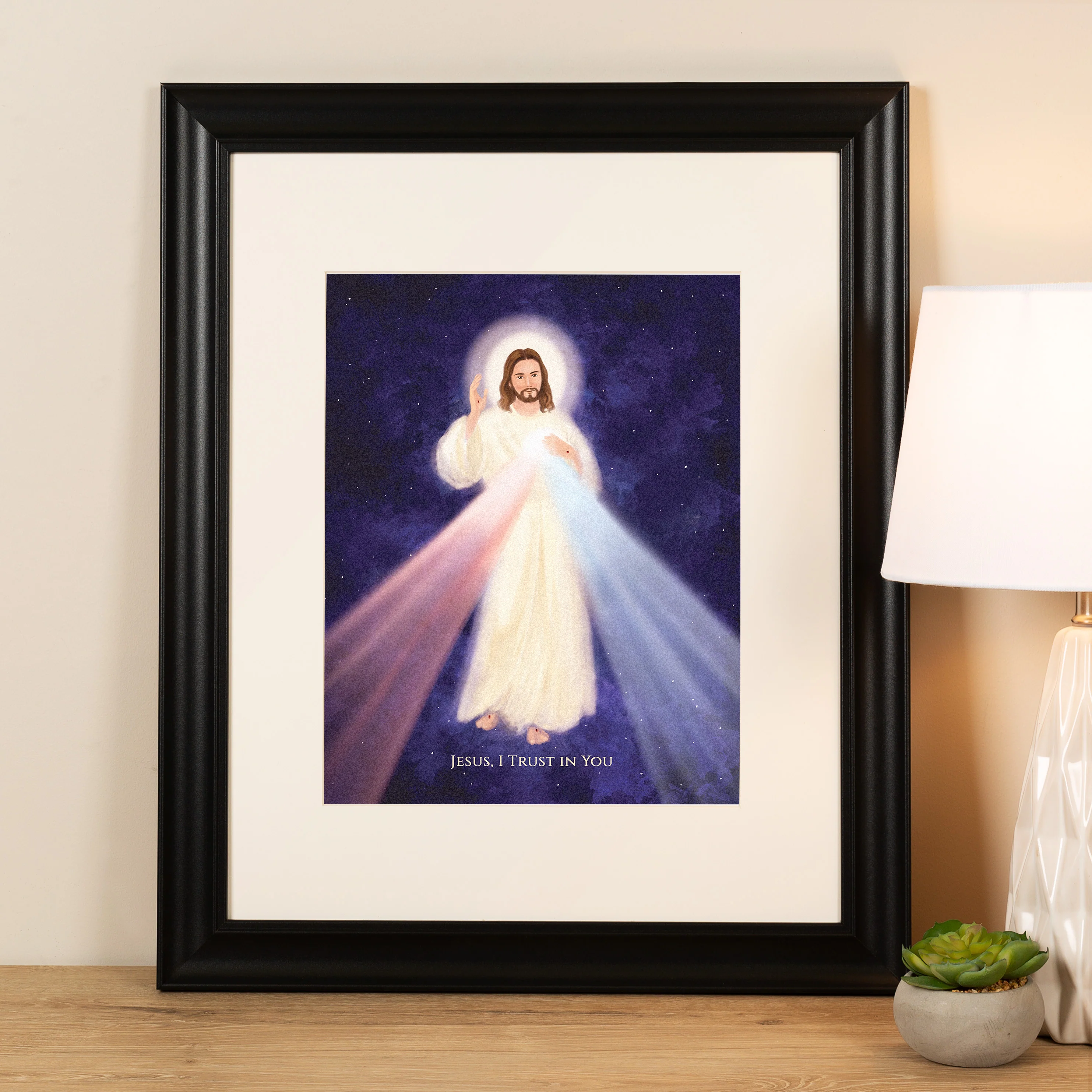 Divine Mercy Framed Print - 16x20