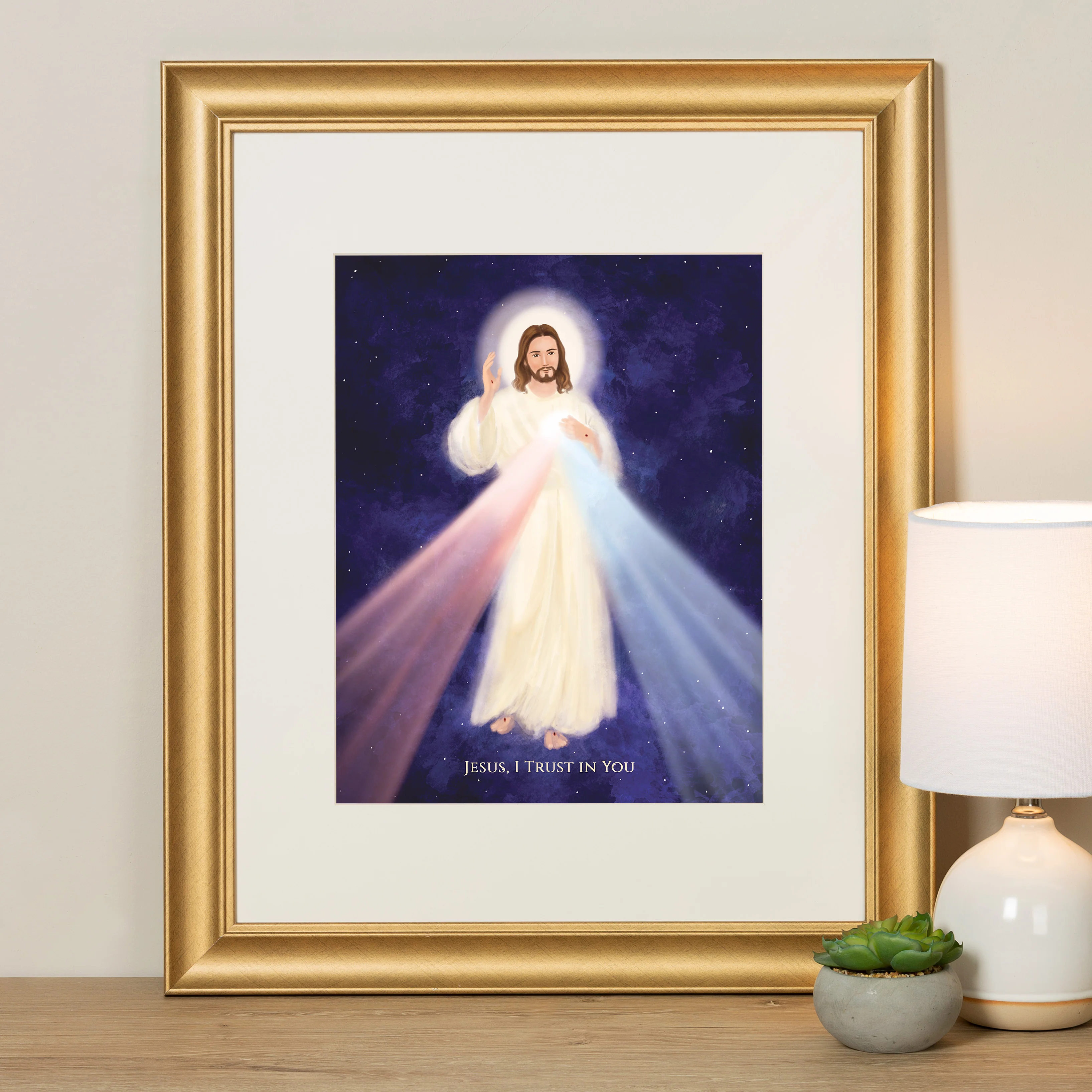 Divine Mercy Framed Print - 16x20 - Image 2